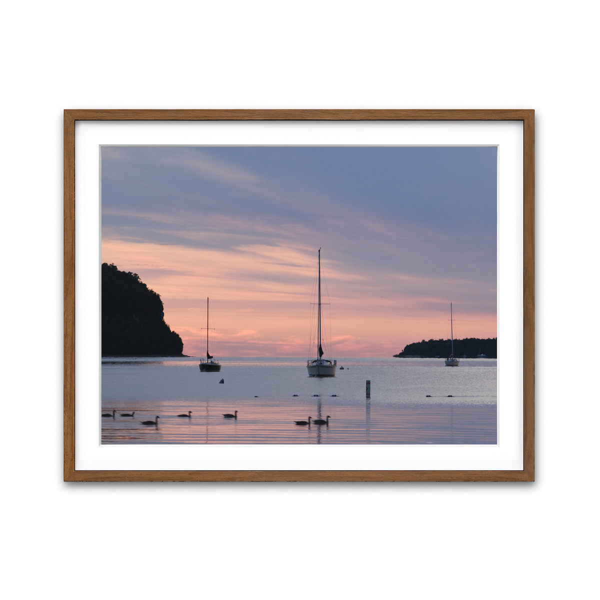 Framed Print 4x3 Walnut