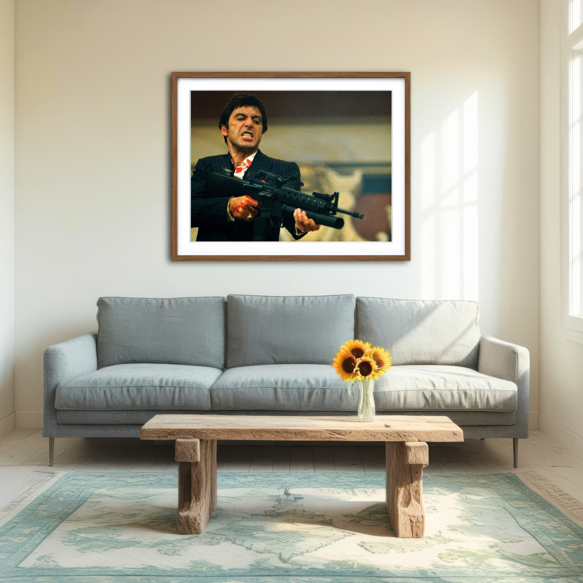 AUTO-MOCKUP ROOM | Scarface Wall Art