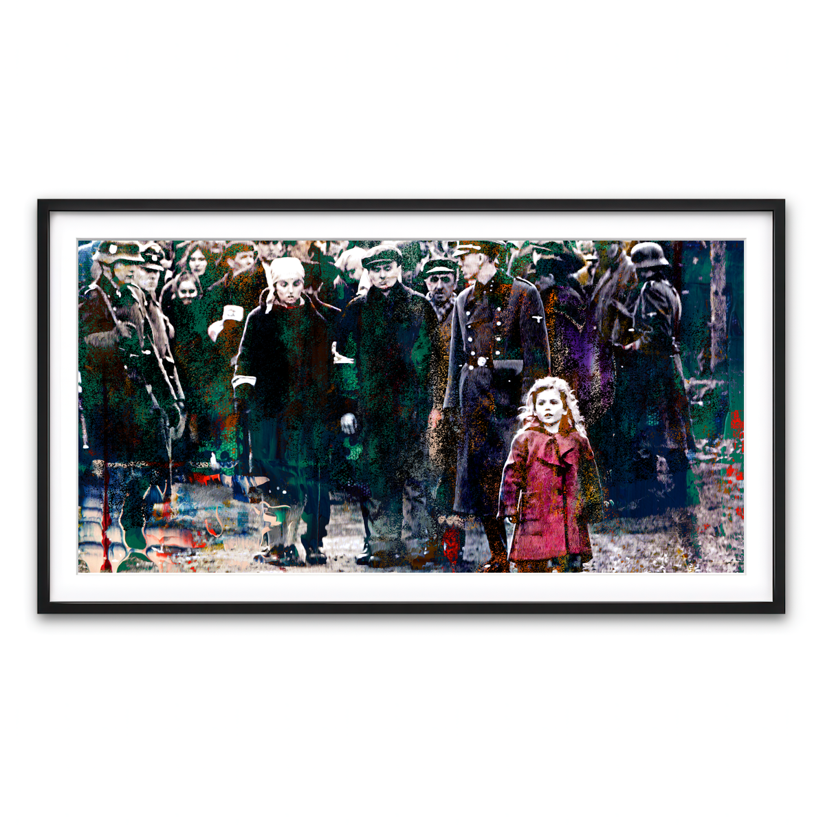 Framed Print 2x1 Black