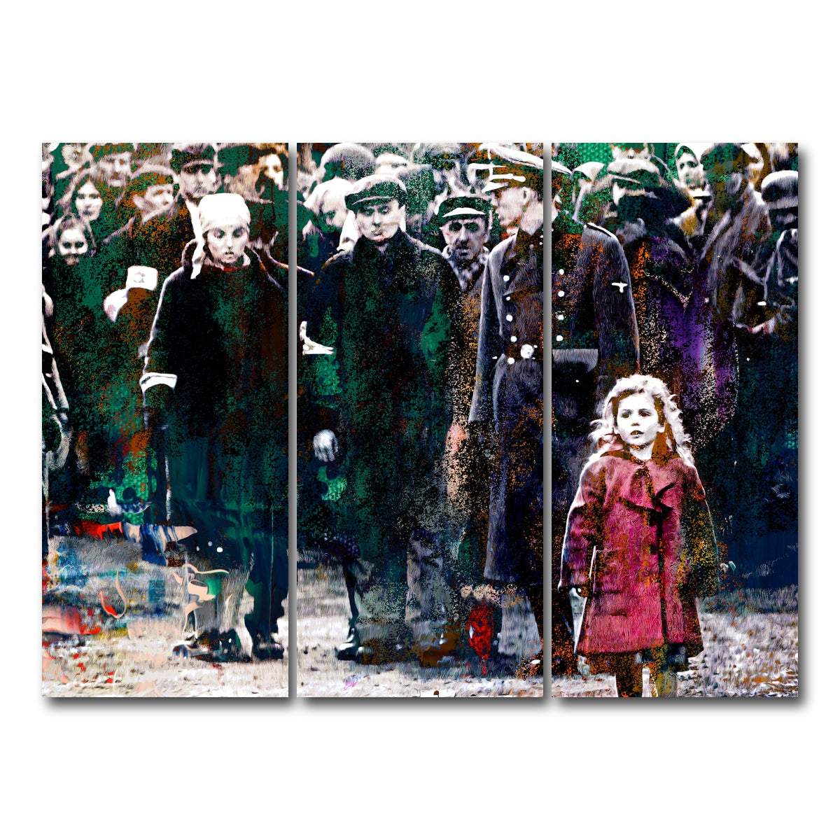 AUTO-MOCKUP WHITE | Schindler's List | 3 Piece | Gallery Wrap Canvas | group=8x18