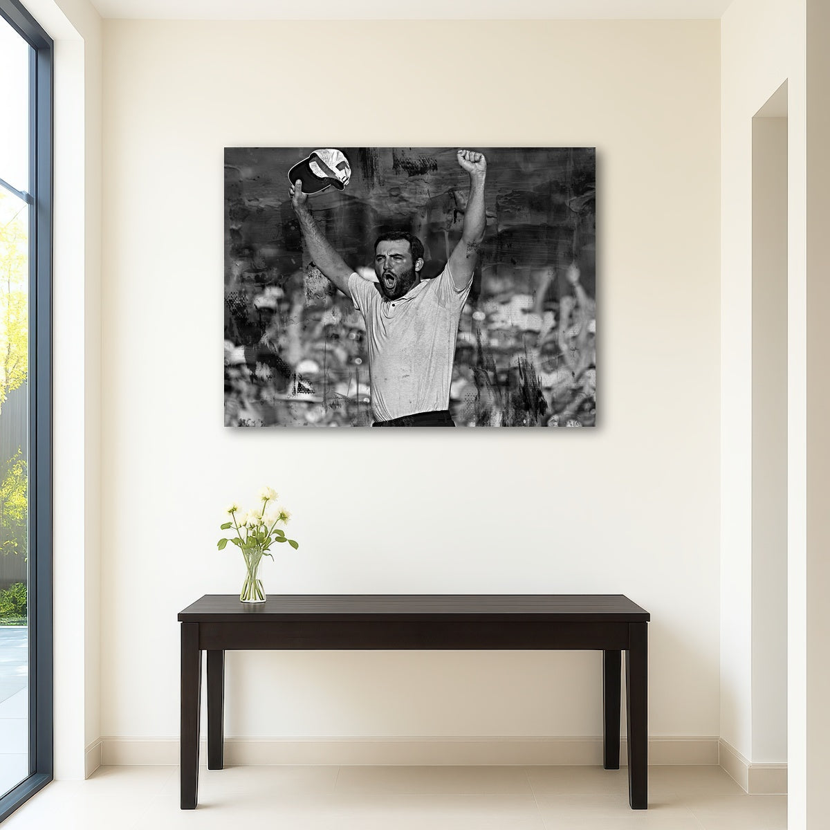 AUTO-MOCKUP ROOM | Scottie Scheffler Grayscale