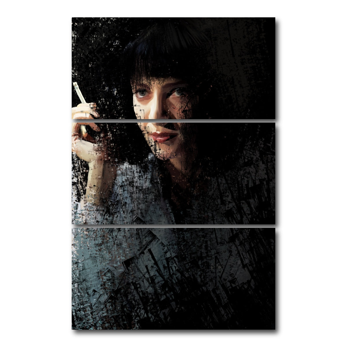 AUTO-MOCKUP WHITE | Scratchy Mia | 3 Piece | Gallery Wrap Canvas | group=12x24_stacked