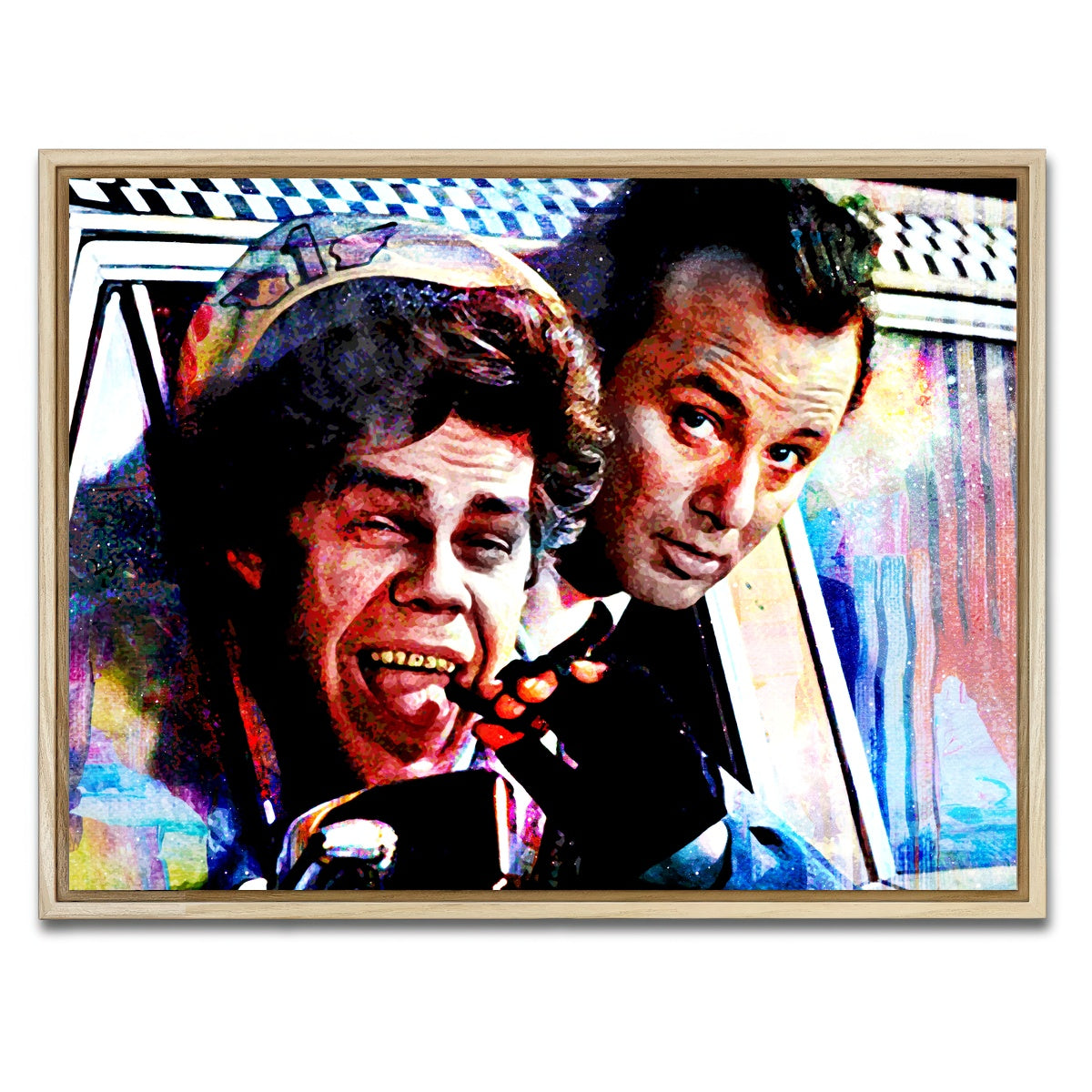 AUTO-MOCKUP WHITE | Scrooged Cabbie | 1 Piece | Natural Framed Canvas | group=4x3
