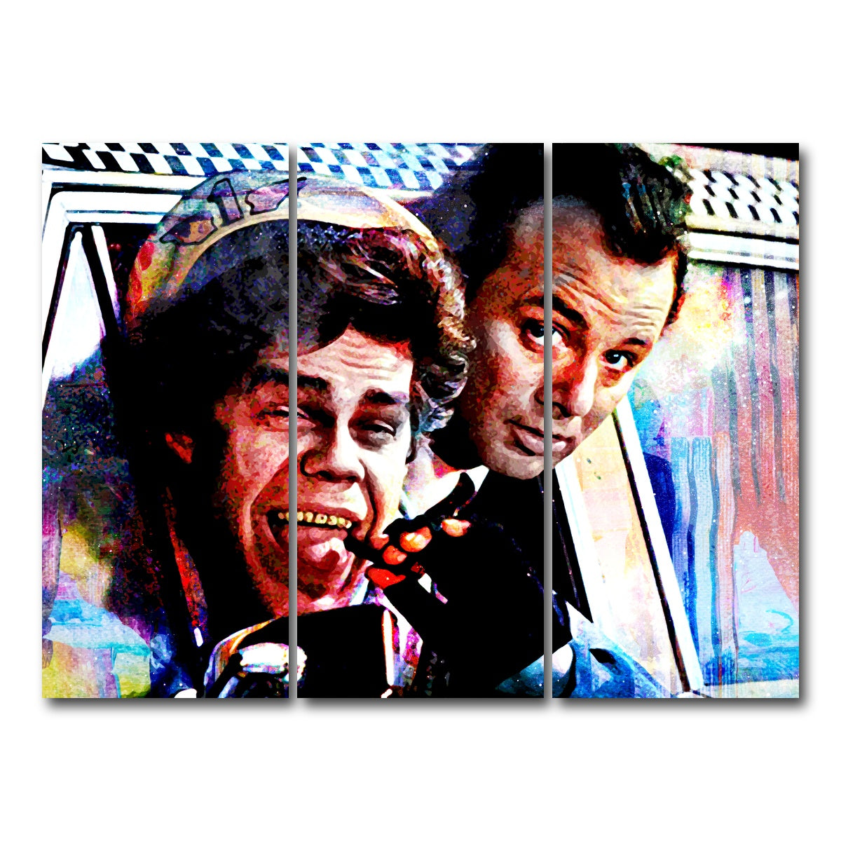 AUTO-MOCKUP WHITE | Scrooged Cabbie | 3 Piece | Gallery Wrap Canvas | group=8x18