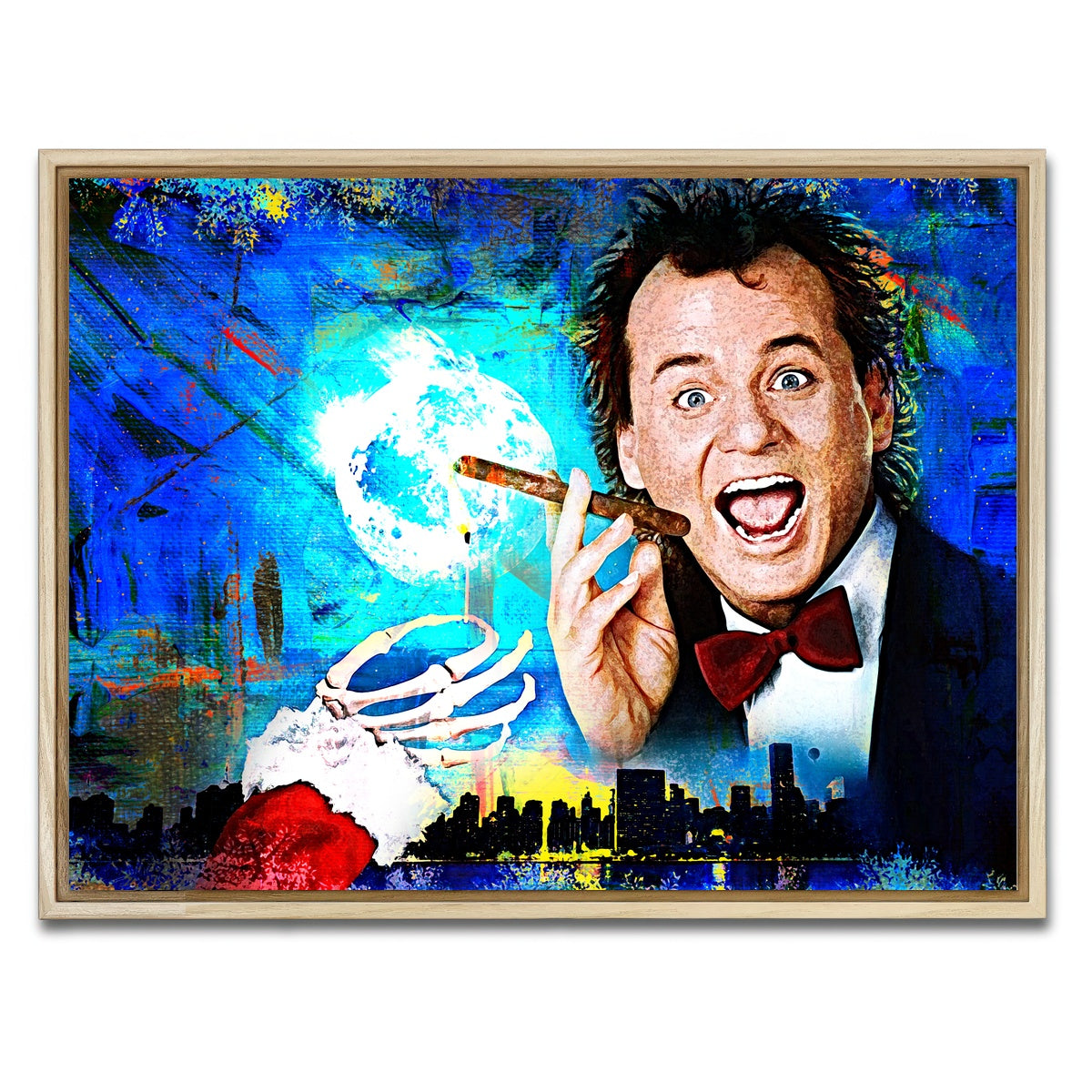 AUTO-MOCKUP WHITE | Scrooged | 1 Piece | Natural Framed Canvas | group=4x3