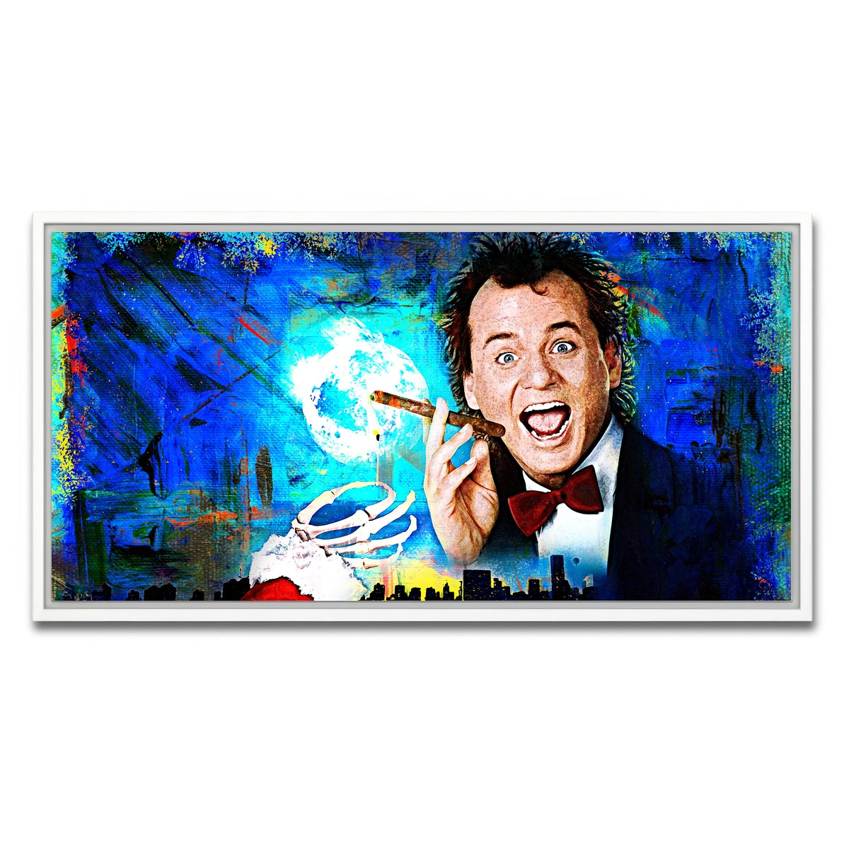 AUTO-MOCKUP WHITE | Scrooged | 1 Piece | White Framed Canvas | group=2x1