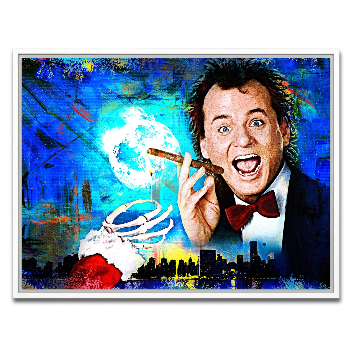 AUTO-MOCKUP WHITE | Scrooged | 1 Piece | White Framed Canvas | group=4x3