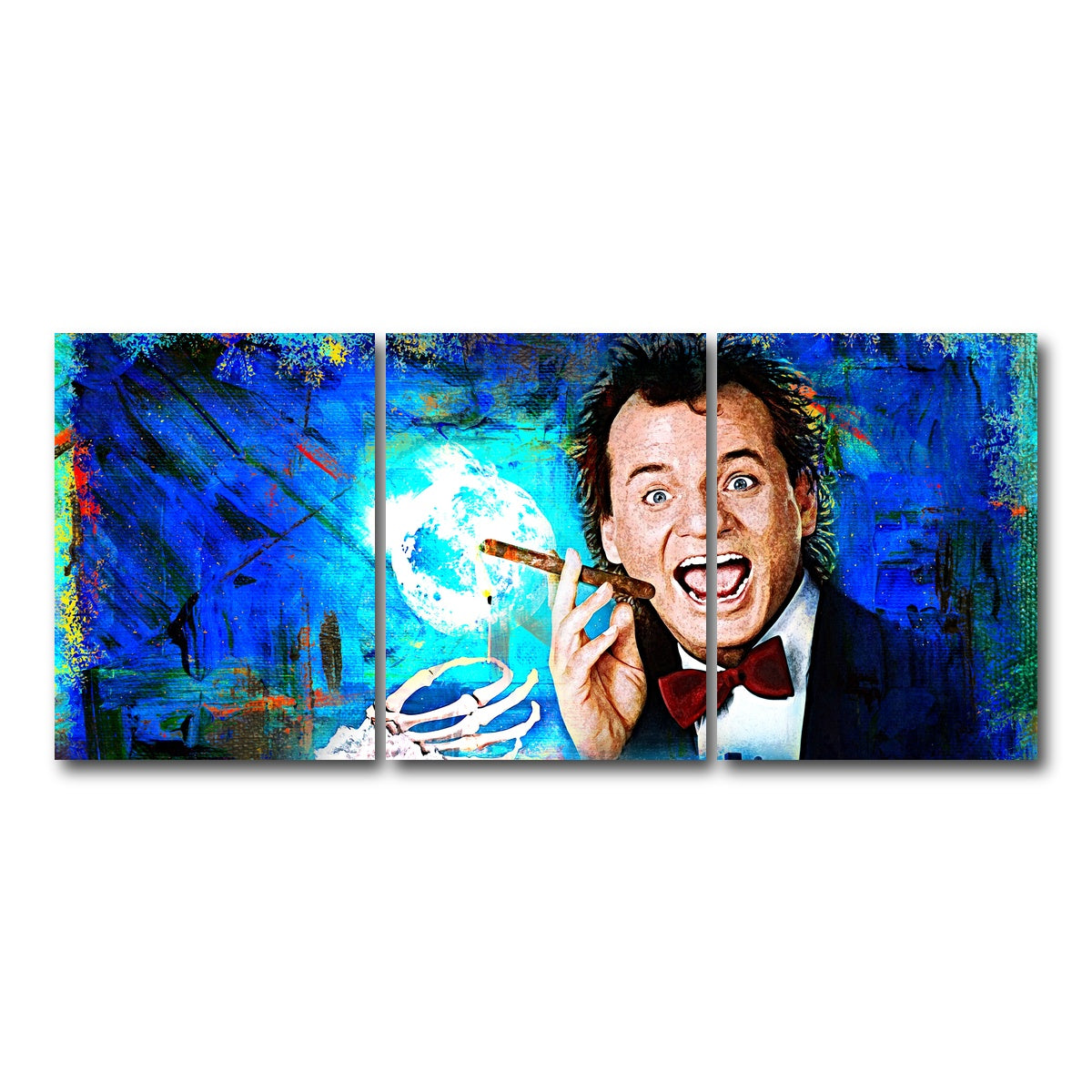 AUTO-MOCKUP WHITE | Scrooged | 3 Piece | Gallery Wrap Canvas | group=18x24