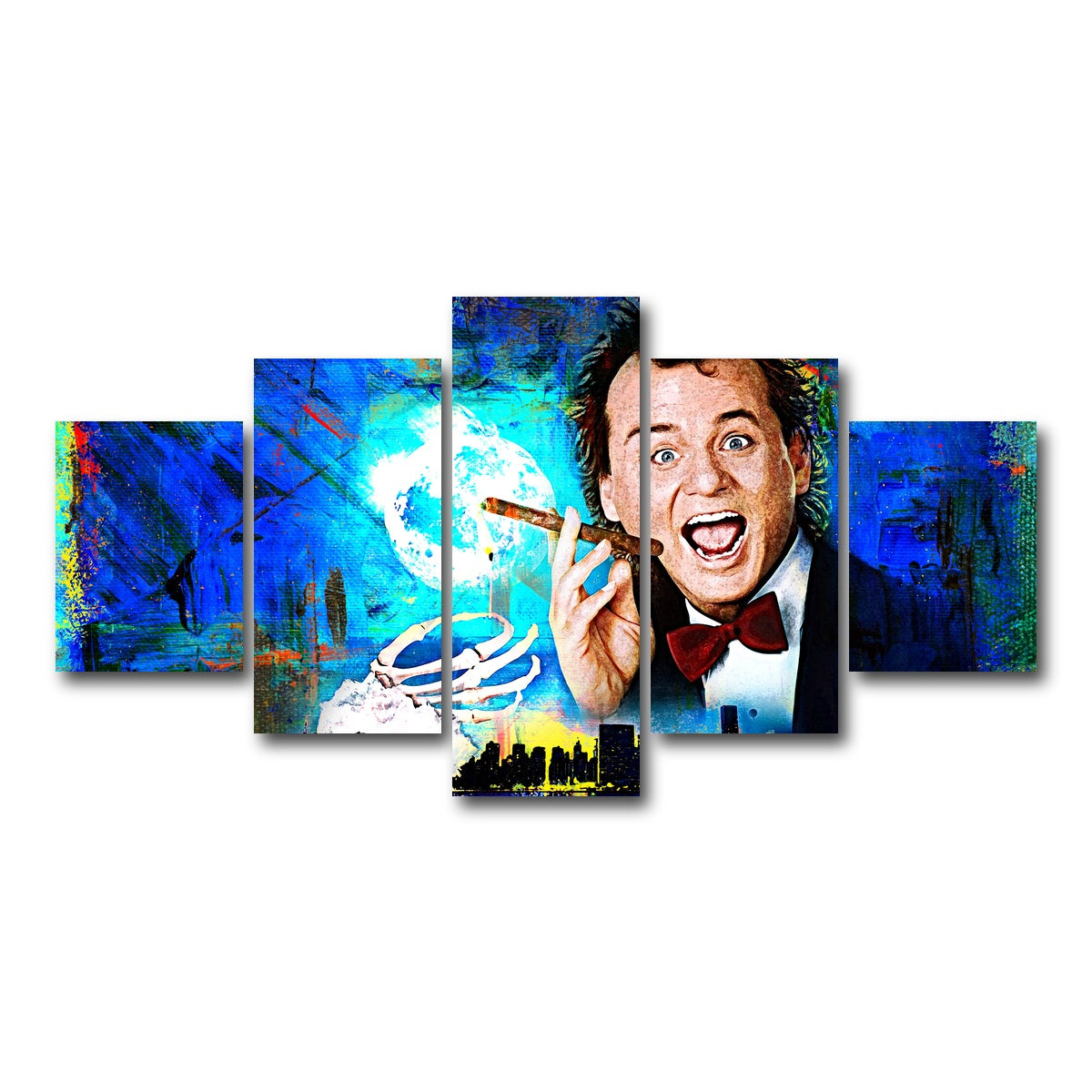 AUTO-MOCKUP WHITE | Scrooged | 5 Piece | Gallery Wrap Canvas | group=5_short