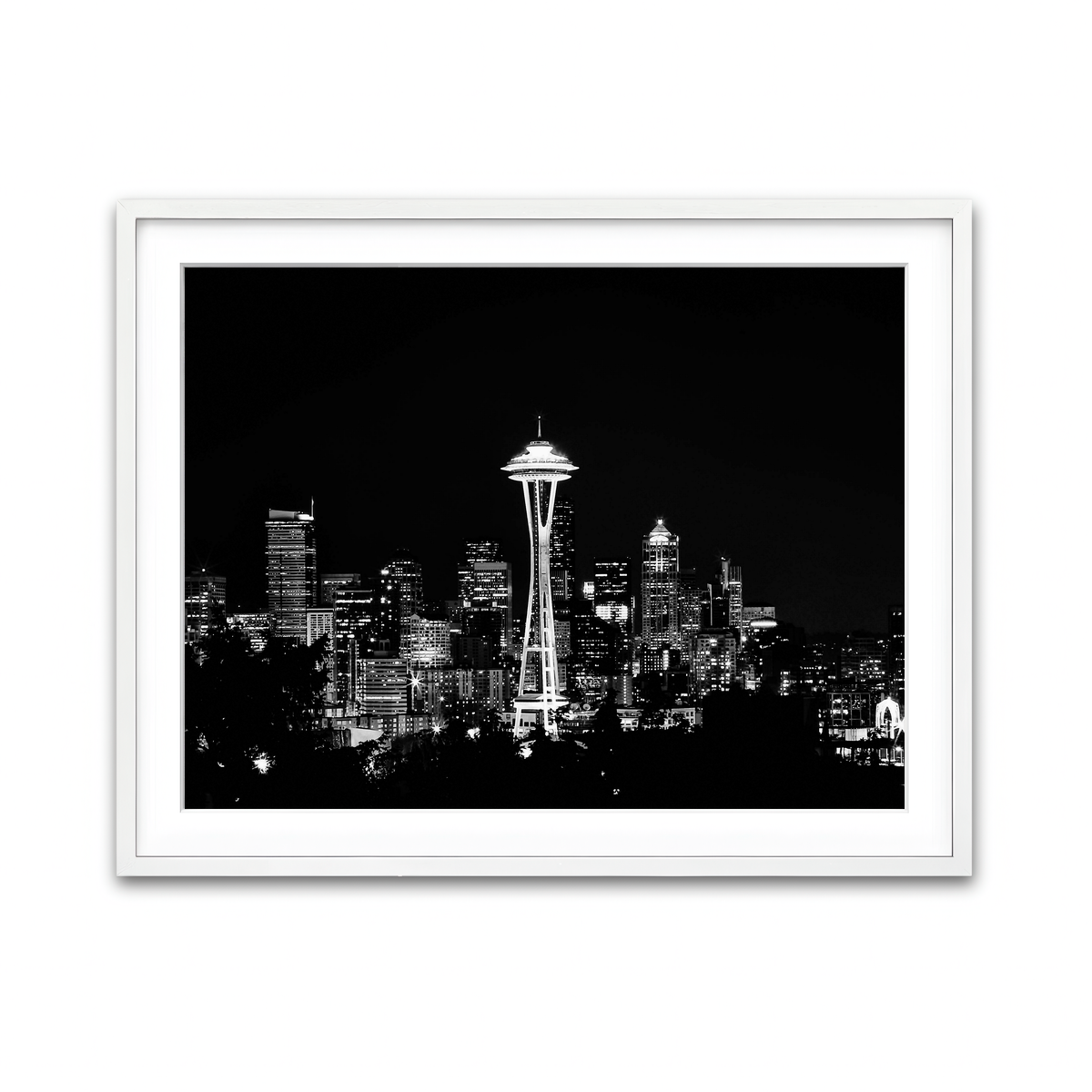 Framed Print 4x3 White