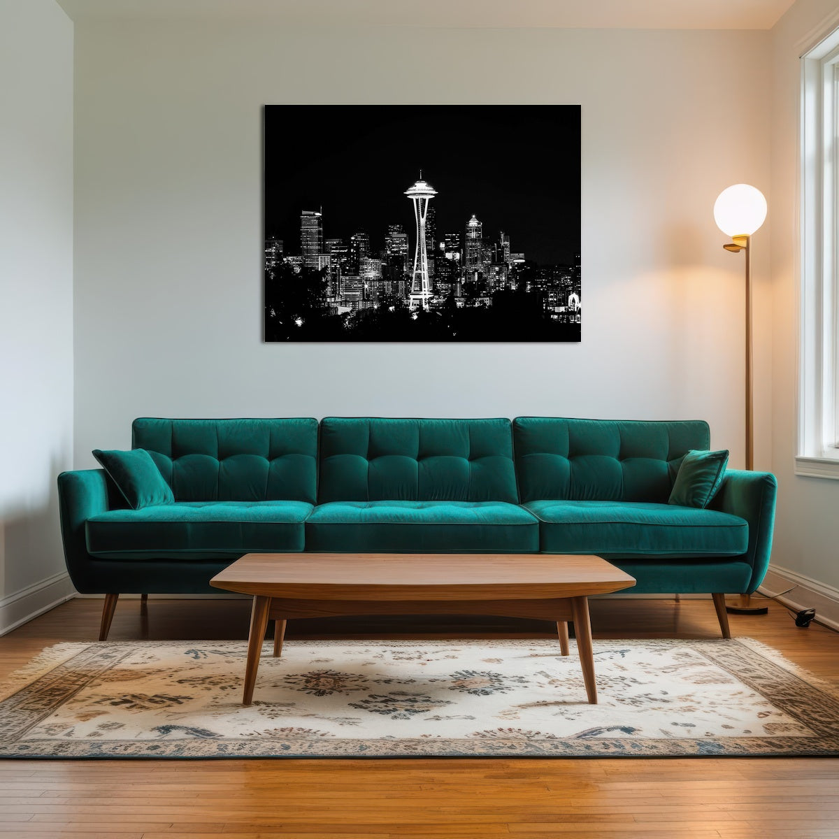 AUTO-MOCKUP ROOM | Seattle skyline