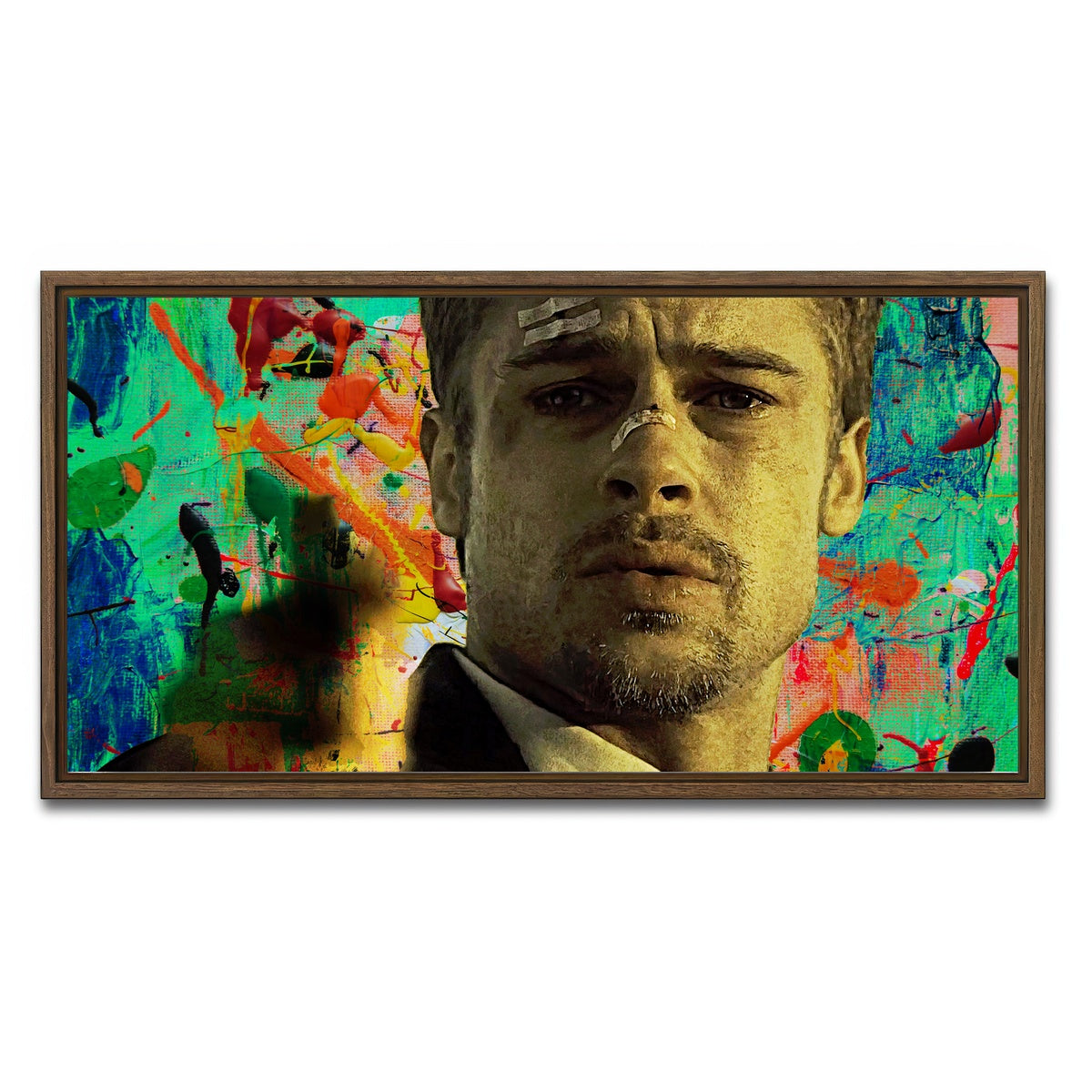 AUTO-MOCKUP WHITE | Seven - Mills | 1 Piece | Walnut Framed Canvas | group=2x1