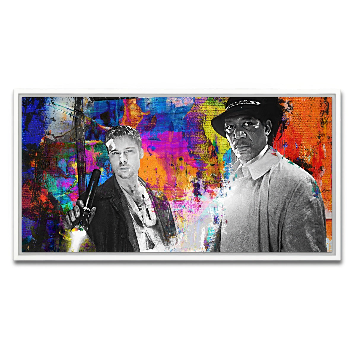 AUTO-MOCKUP WHITE | Seven | 1 Piece | White Framed Canvas | group=2x1