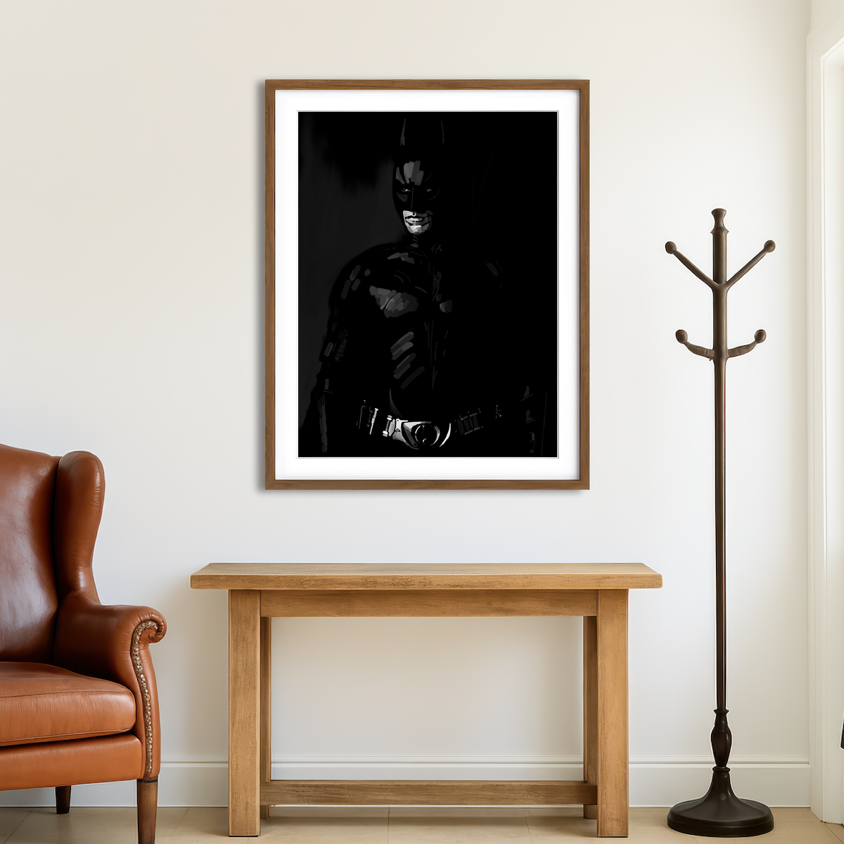 Shadow Dark Knight Wall Art