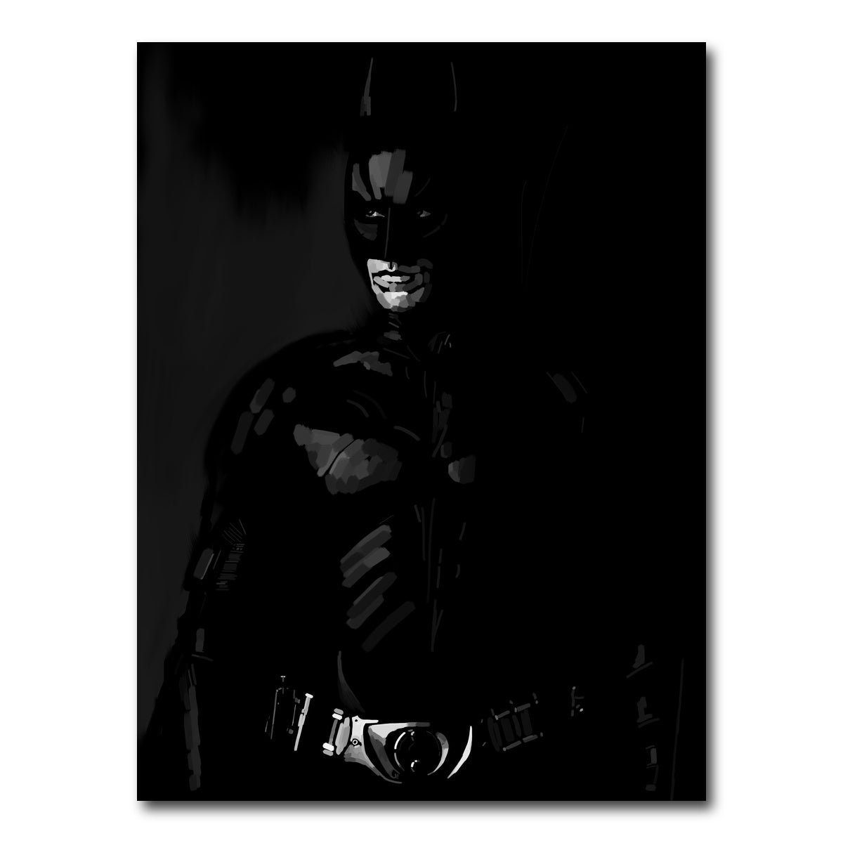 Shadow Dark Knight Wall Art