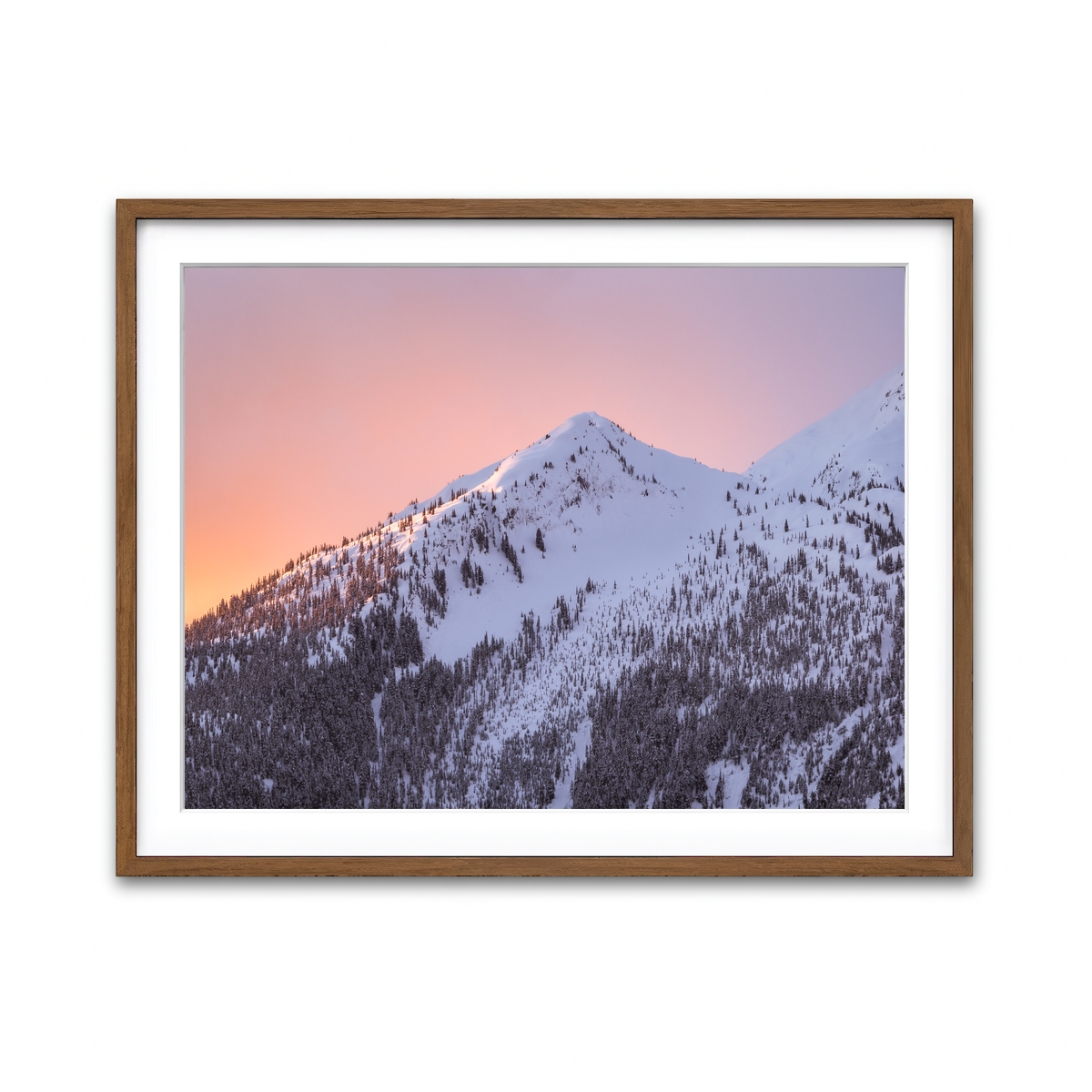 Framed Print 4x3 Walnut