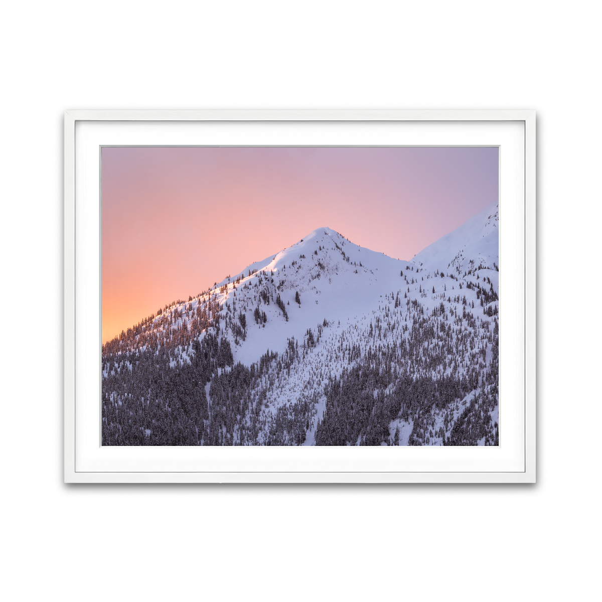 Framed Print 4x3 White