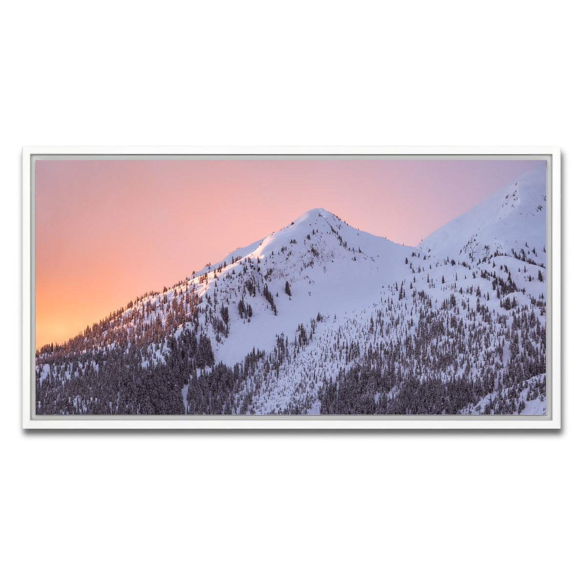 AUTO-MOCKUP WHITE | Shames Mountain Northern BC 6 | 1 Piece | White Framed Canvas | group=2x1