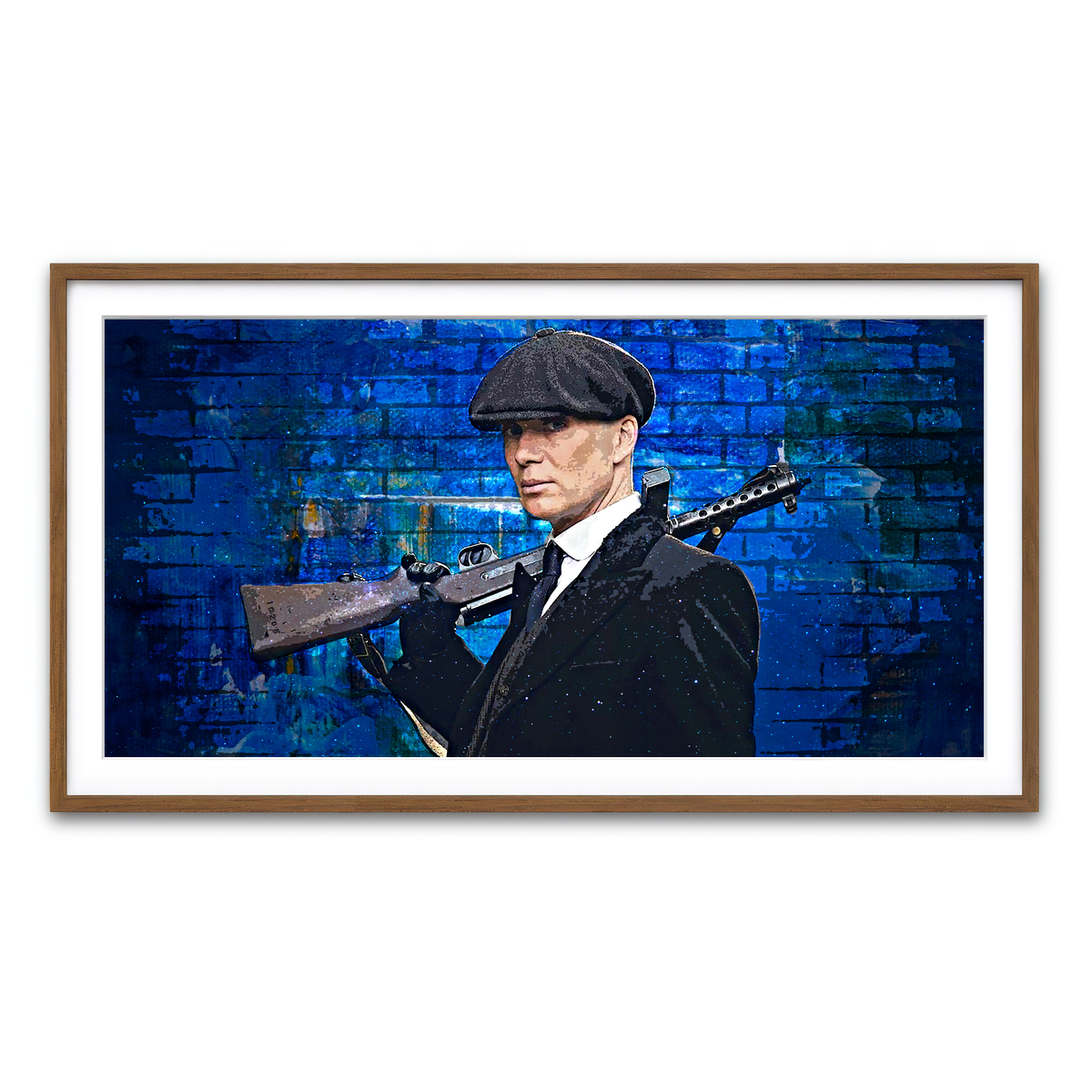 Framed Print 2x1 Walnut