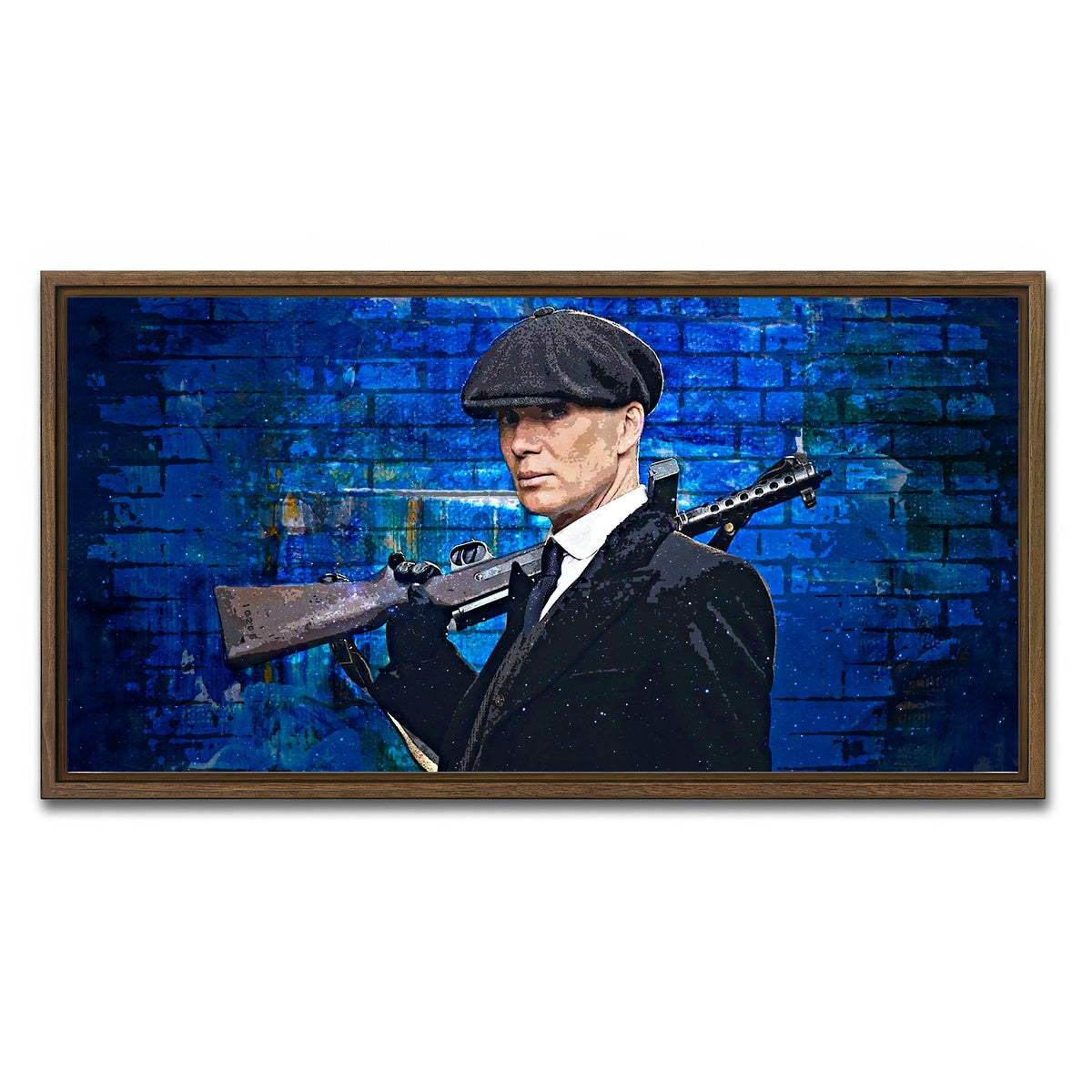 AUTO-MOCKUP WHITE | Shelby | 1 Piece | Walnut Framed Canvas | group=2x1