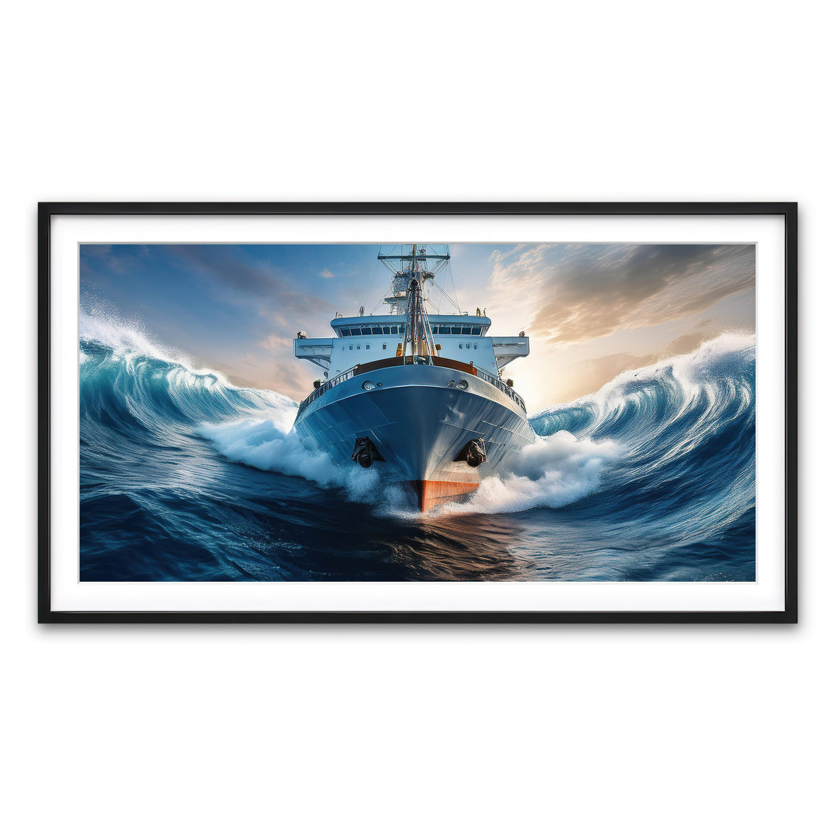 Framed Print 2x1 Black