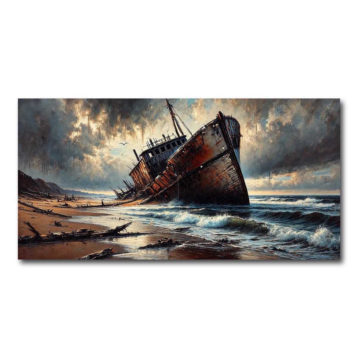 AUTO-MOCKUP WHITE | Shipwreck | 1 Piece | Gallery Wrap Canvas | group=2x1