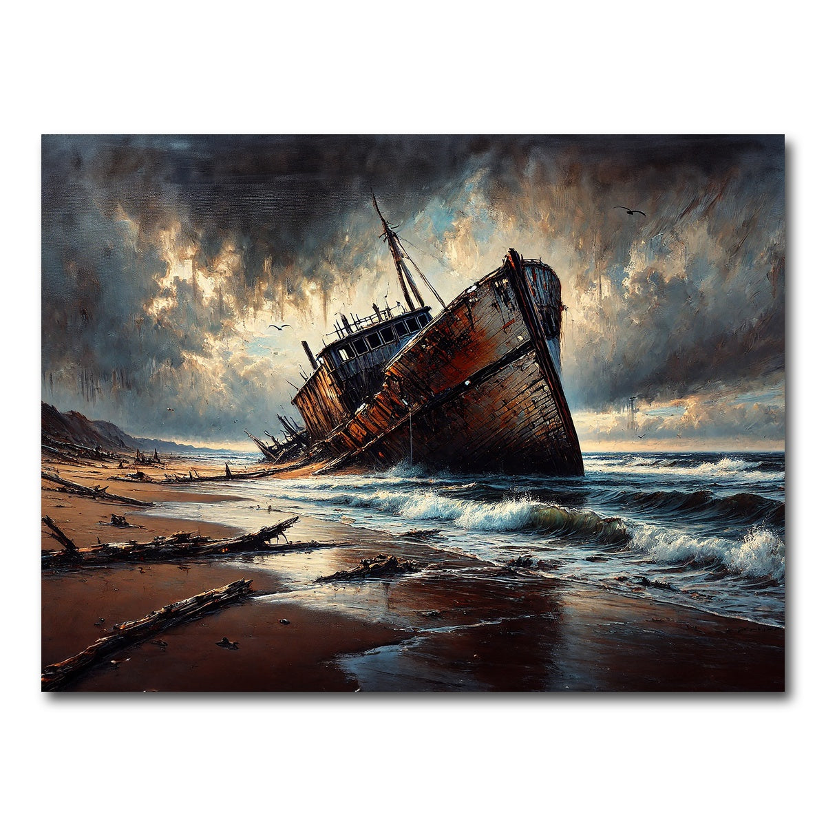 AUTO-MOCKUP WHITE | Shipwreck | 1 Piece | Gallery Wrap Canvas | group=4x3