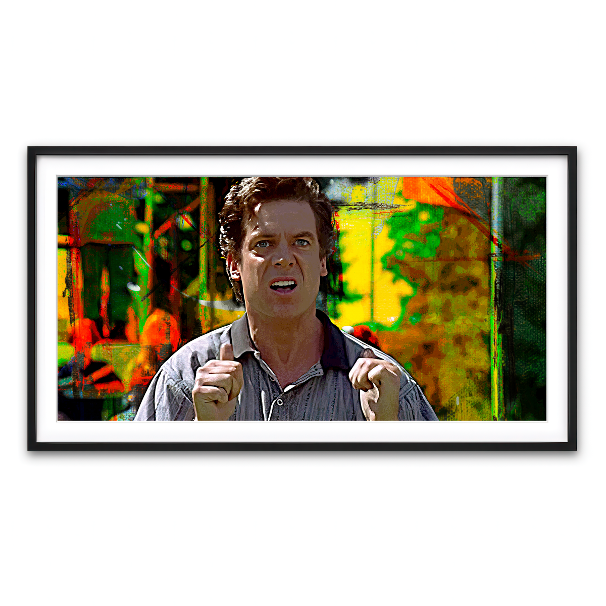 Framed Print 2x1 Black