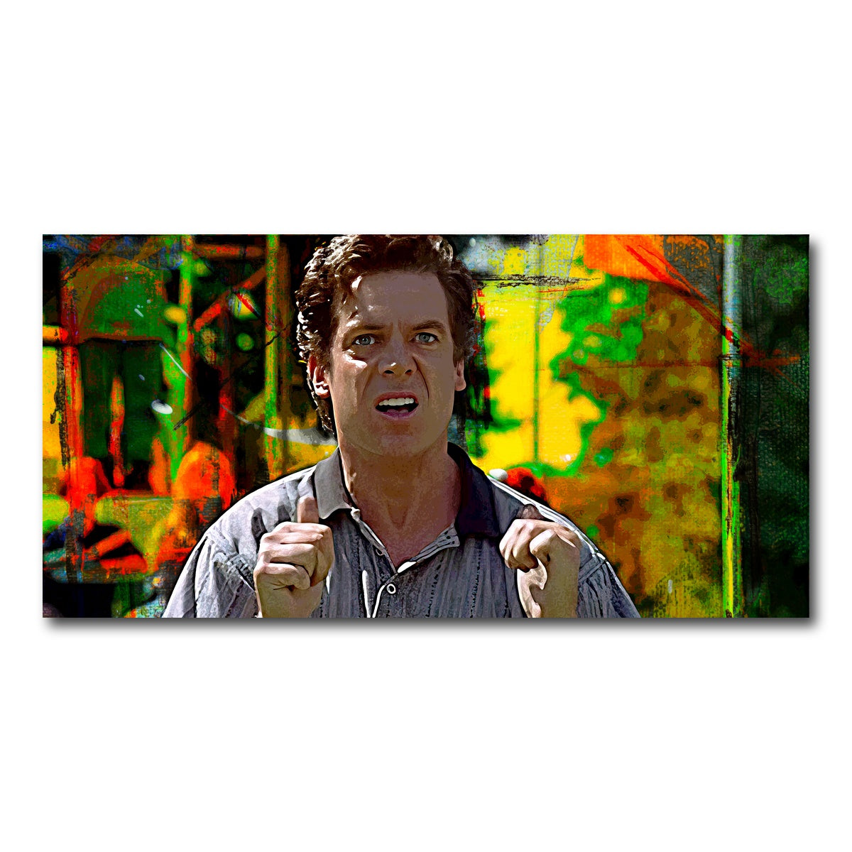 AUTO-MOCKUP WHITE | Shooter McGavin | 1 Piece | Gallery Wrap Canvas | group=2x1