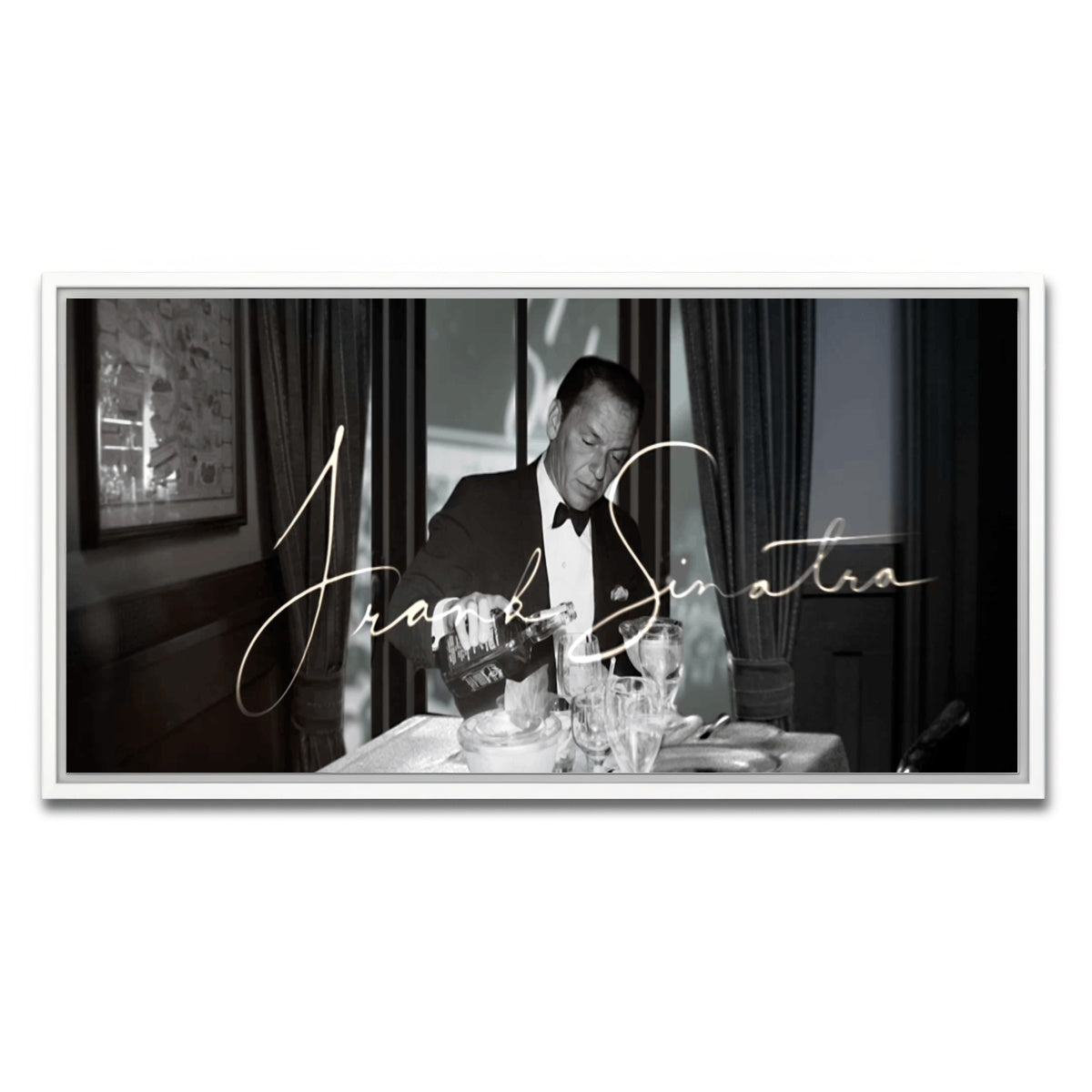AUTO-MOCKUP WHITE | Sinatra | 1 Piece | White Framed Canvas | group=2x1