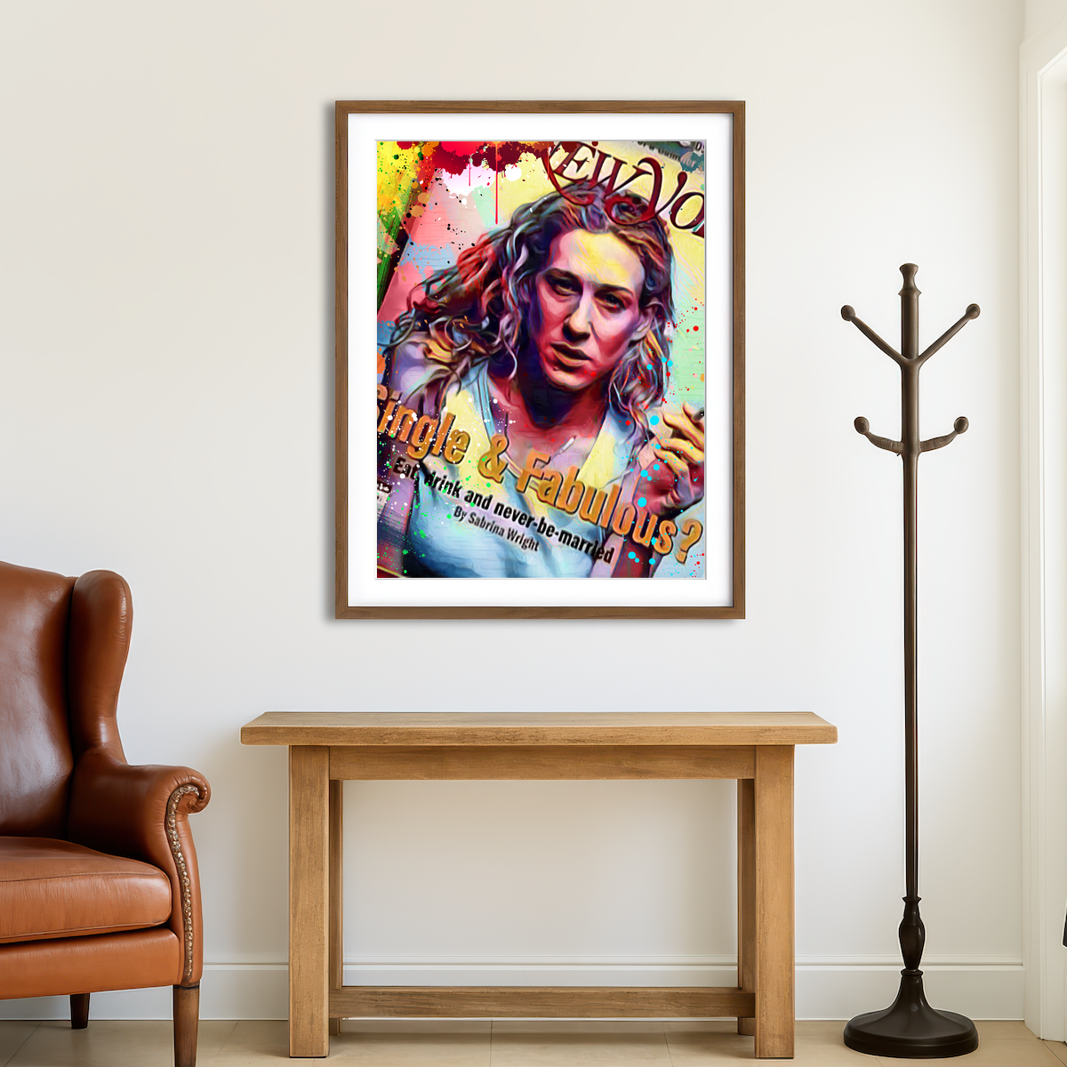 AUTO-MOCKUP ROOM | Single & Fabulous Wall Art