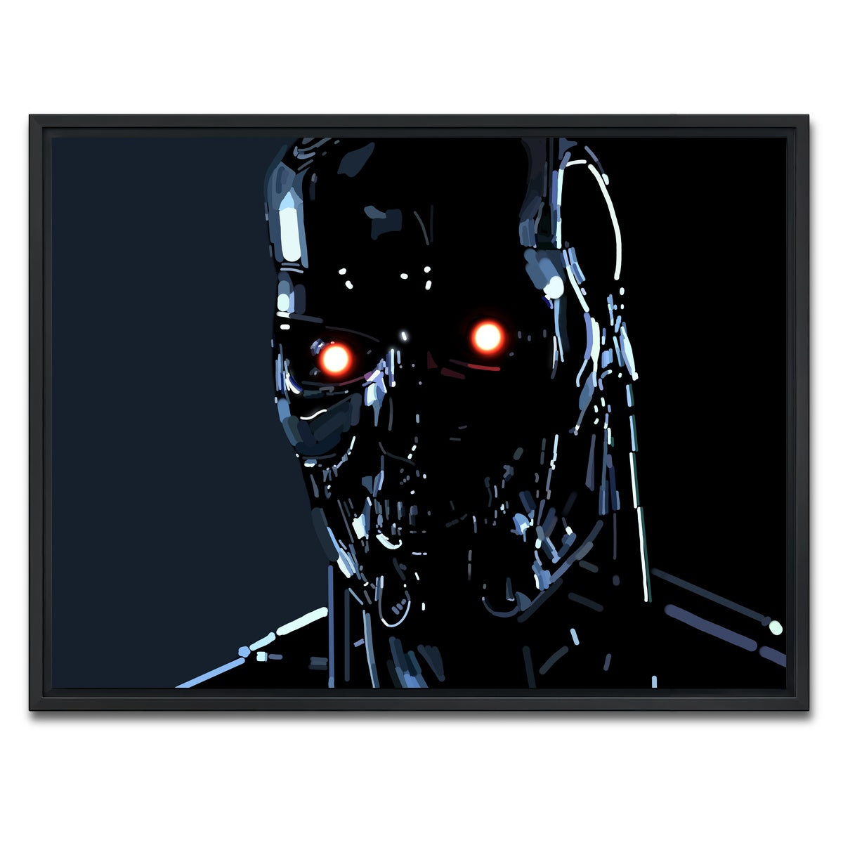 AUTO-MOCKUP WHITE | Skynet | 1 Piece | Black Framed Canvas | group=4x3