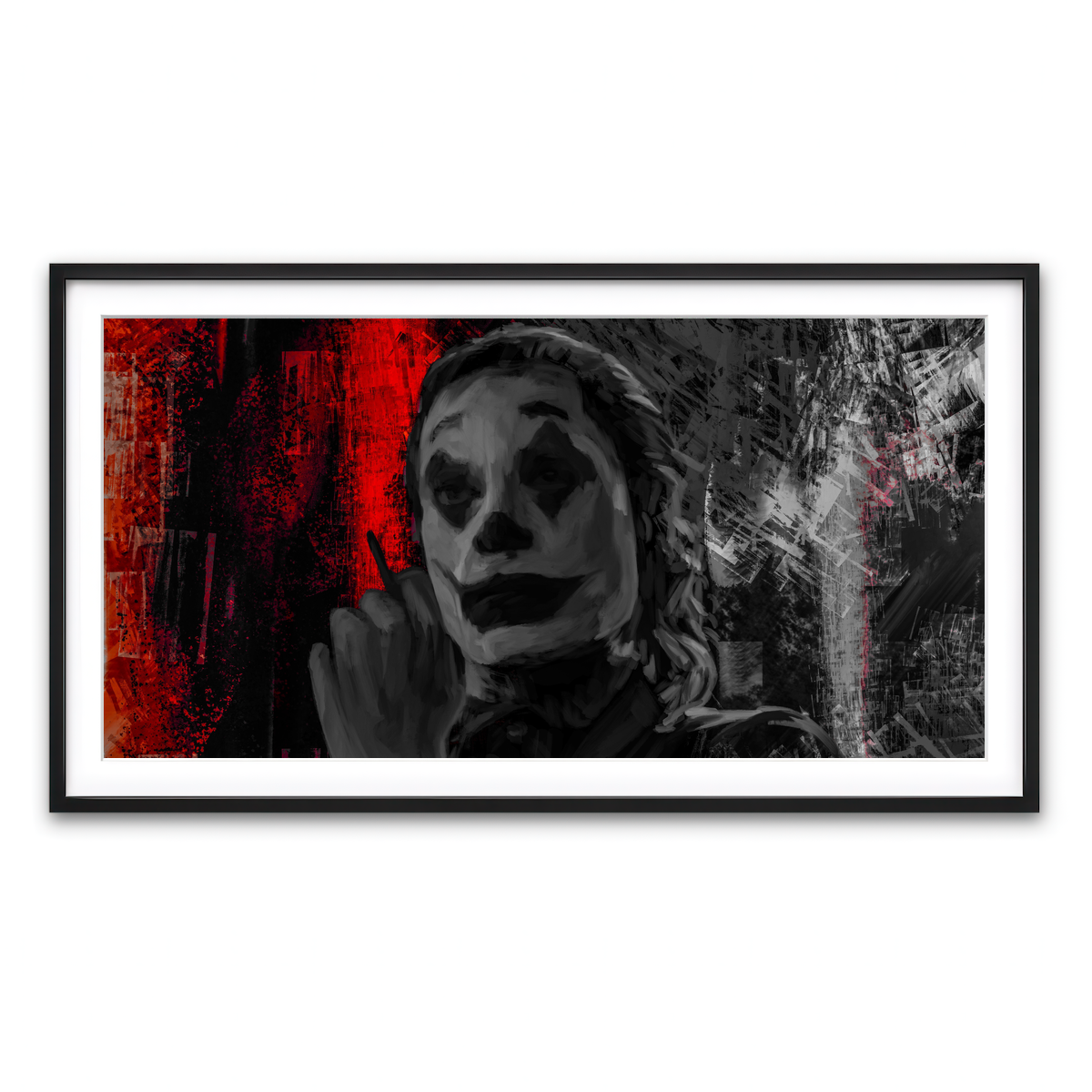 Framed Print 2x1 Black