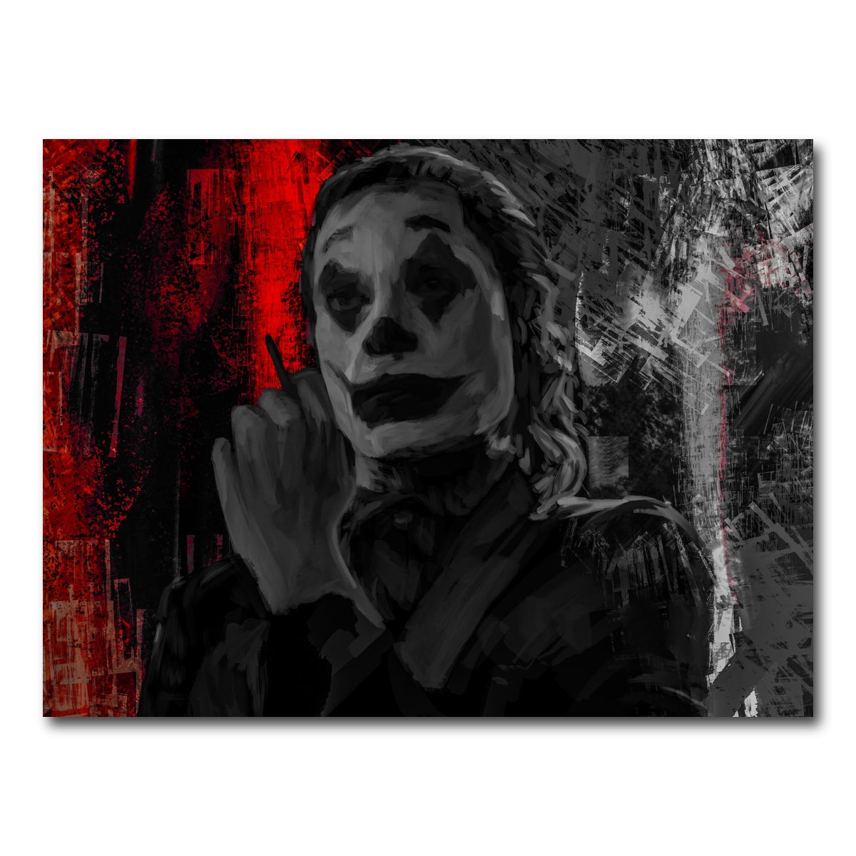 Smoking Joker Wall Art