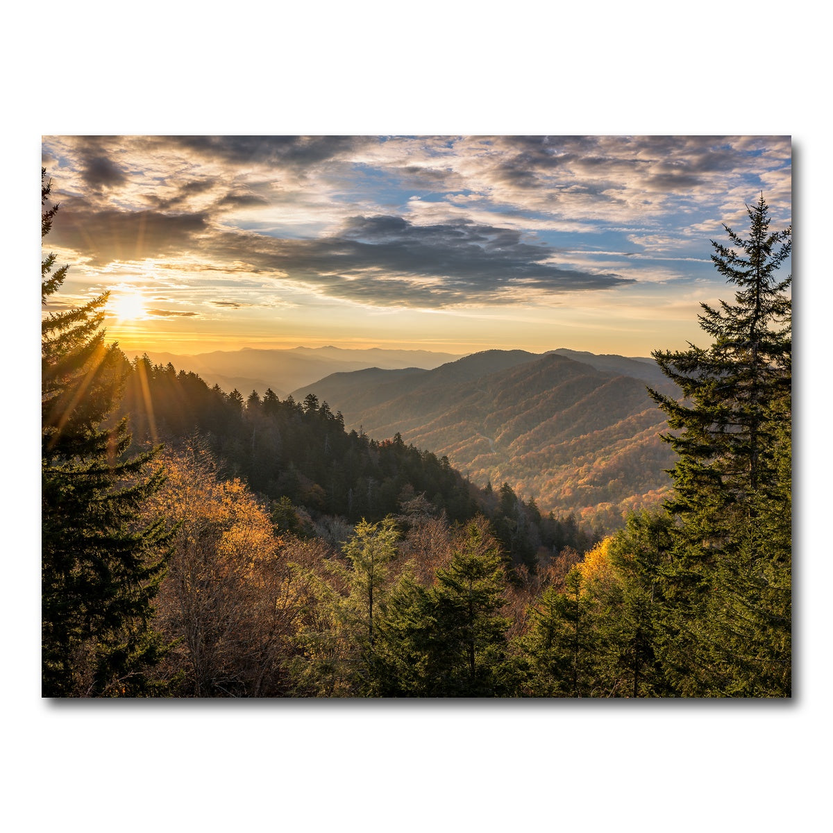 AUTO-MOCKUP WHITE | Smoky Mountains | 1 Piece | Gallery Wrap Canvas | group=4x3