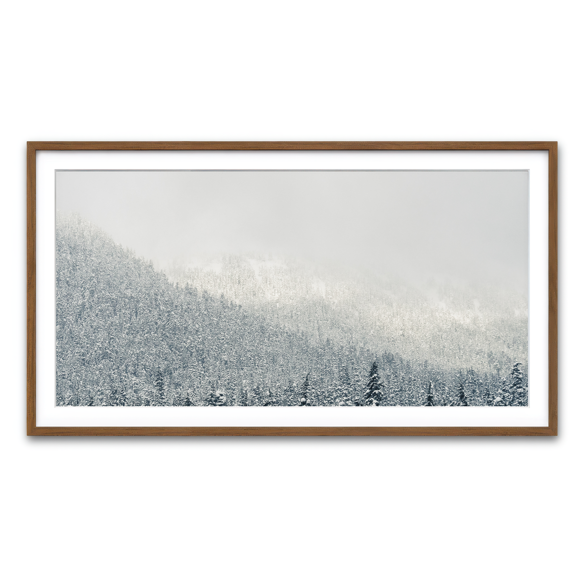 Framed Print 2x1 Walnut
