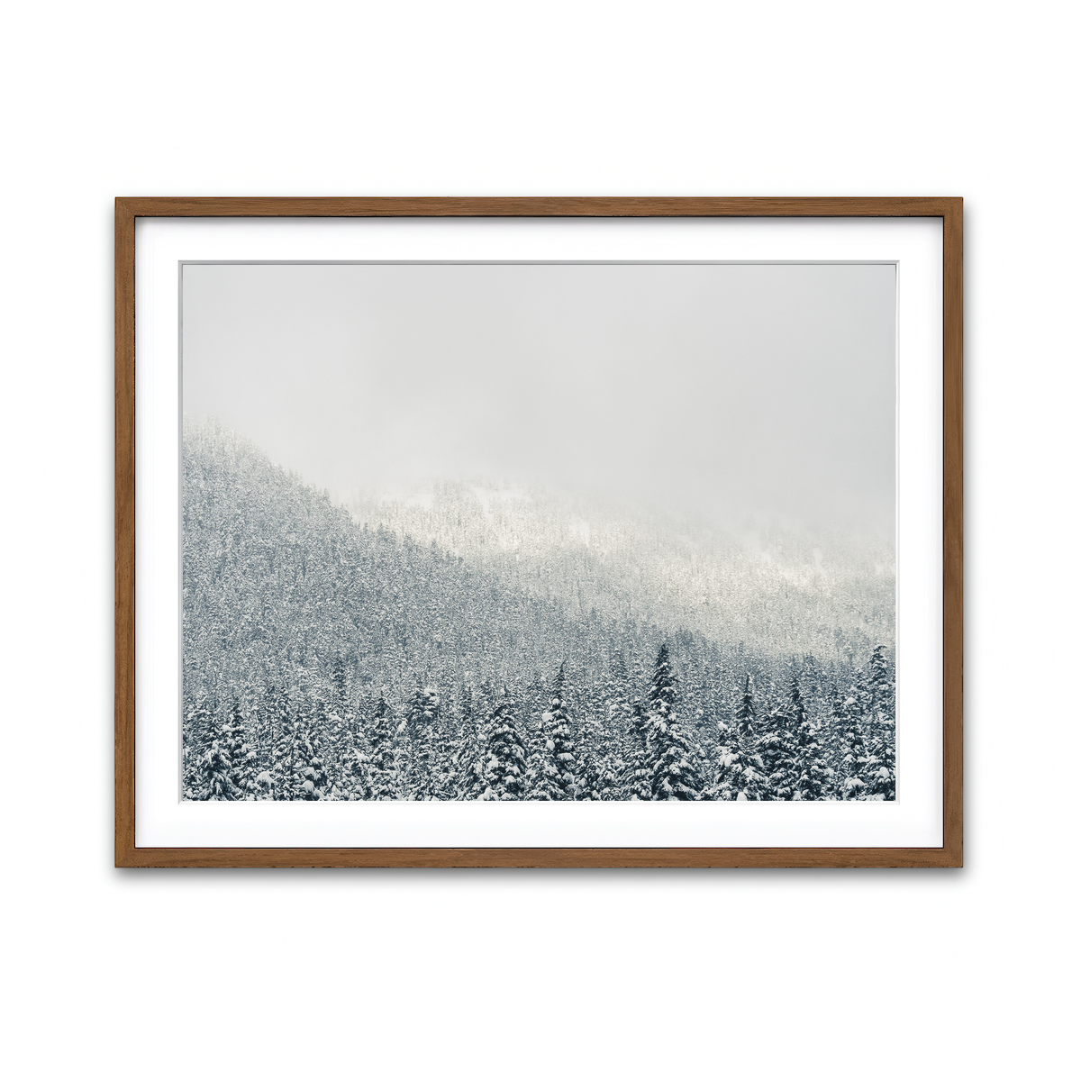 Framed Print 4x3 Walnut