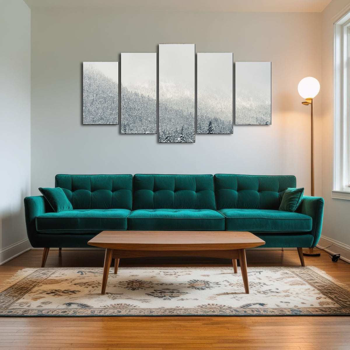 AUTO-MOCKUP ROOM | Snowy Mountains