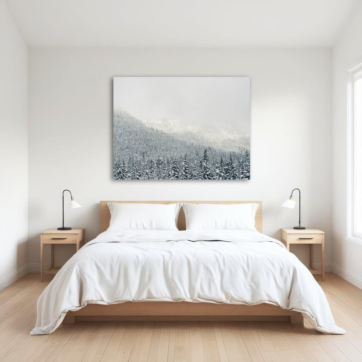 AUTO-MOCKUP ROOM | Snowy Mountains