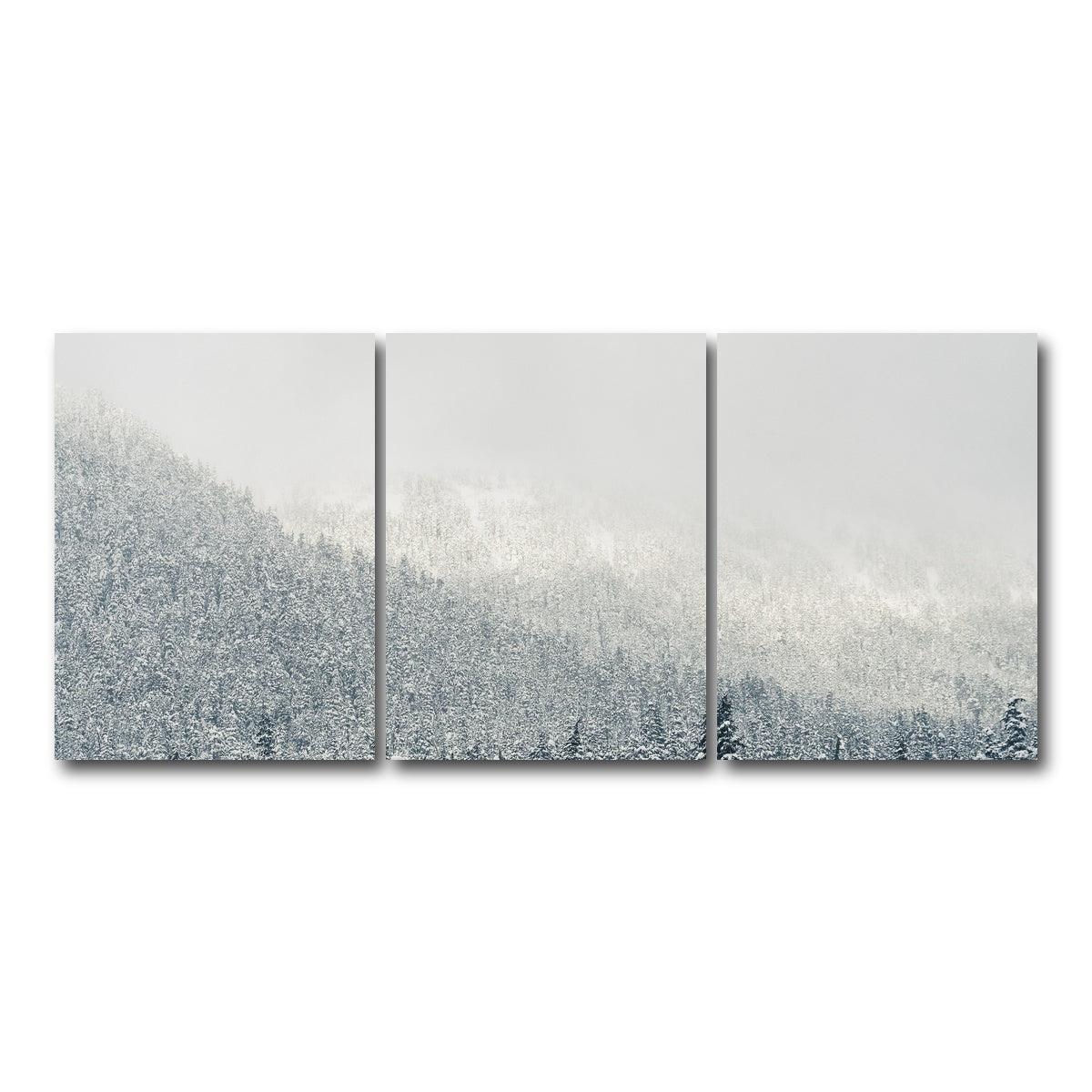 AUTO-MOCKUP WHITE | Snowy Mountains | 3 Piece | Gallery Wrap Canvas | group=18x24
