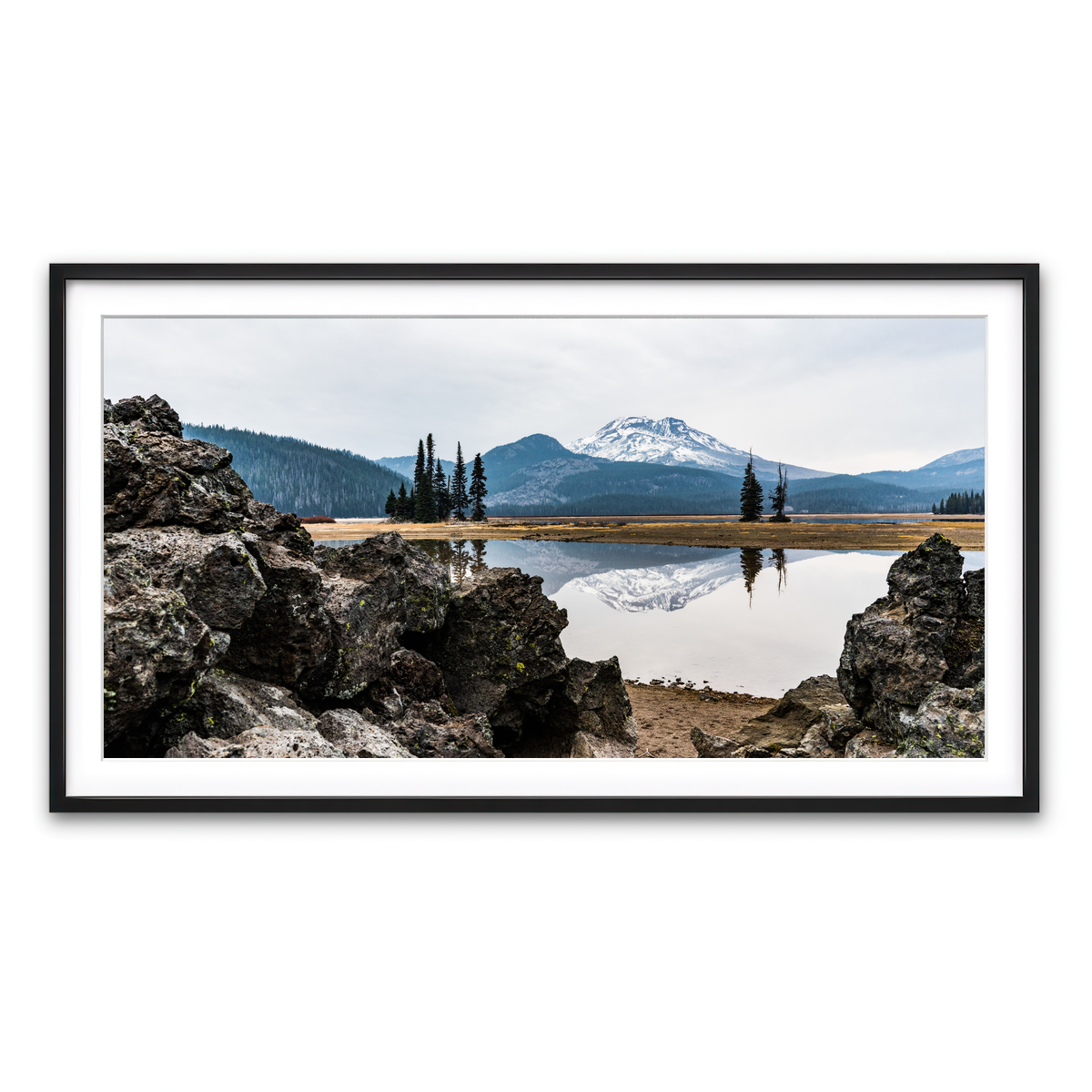 Framed Print 2x1 Black
