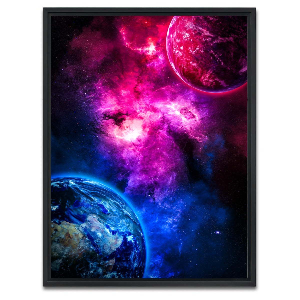 AUTO-MOCKUP WHITE | Spacescape 19 | 1 Piece | Black Framed Canvas | group=3x4