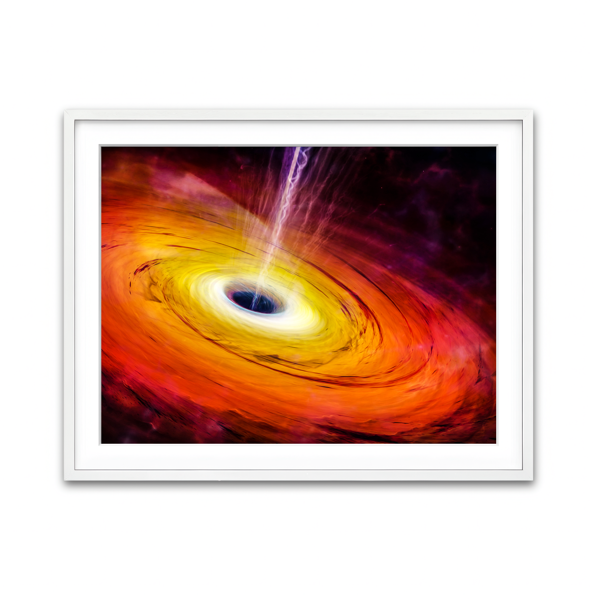 Framed Print 4x3 White