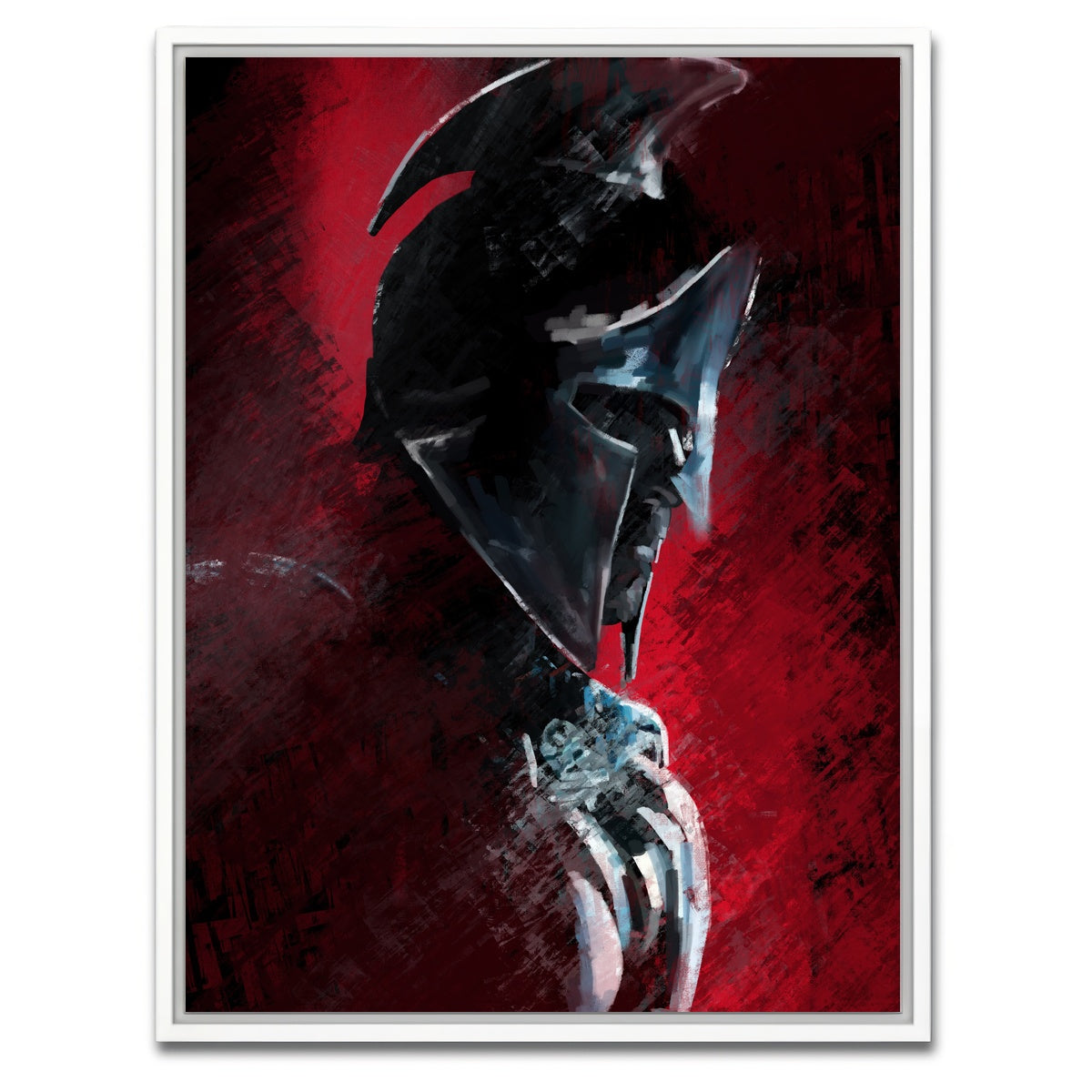 AUTO-MOCKUP WHITE | Spartan Warrior | 1 Piece | White Framed Canvas | group=3x4