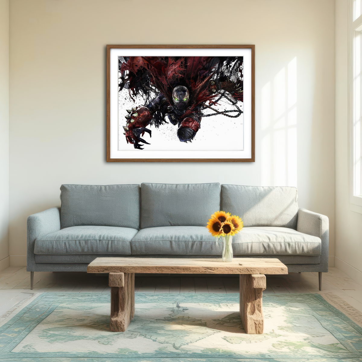 AUTO-MOCKUP ROOM | Spawn Wall Art
