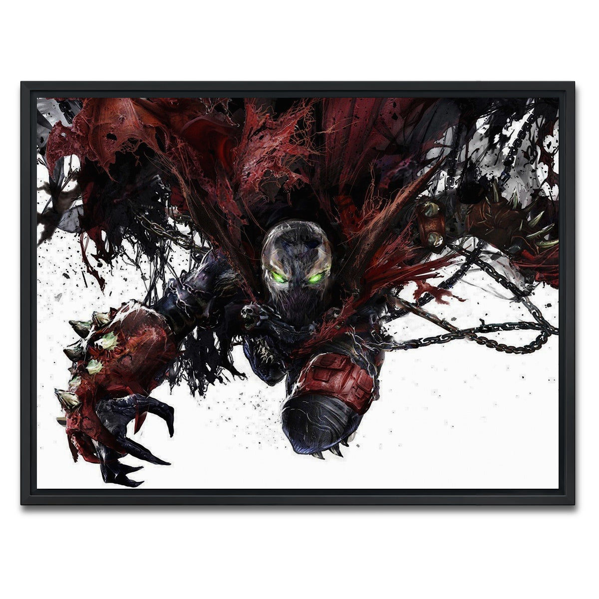 AUTO-MOCKUP WHITE | Spawn | 1 Piece | Black Framed Canvas | group=4x3