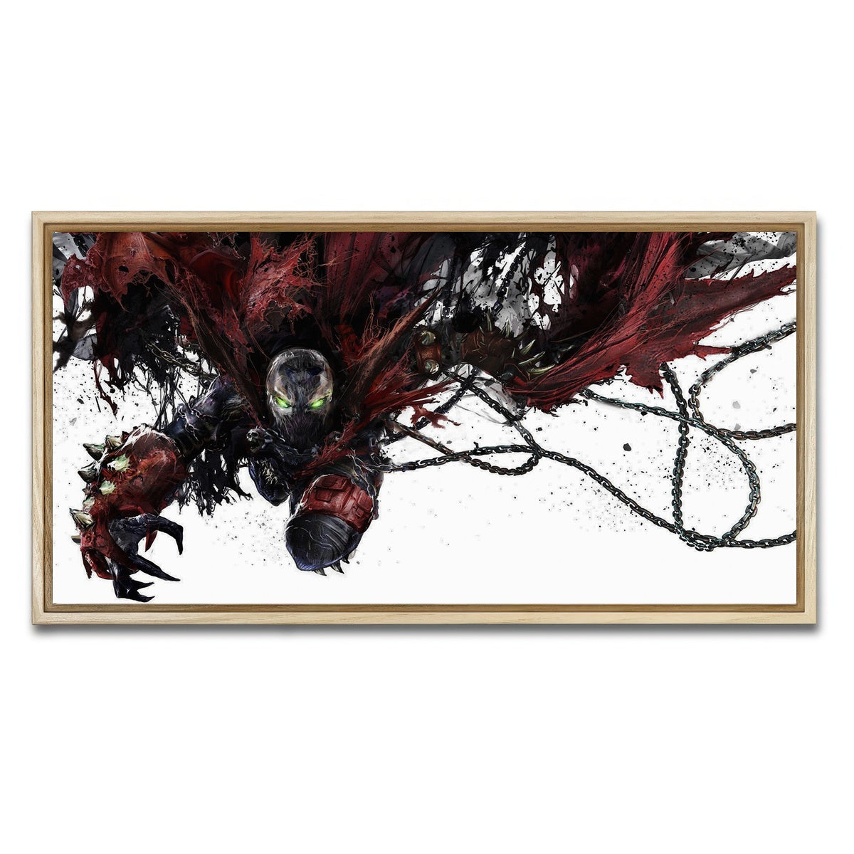 AUTO-MOCKUP WHITE | Spawn | 1 Piece | Natural Framed Canvas | group=2x1