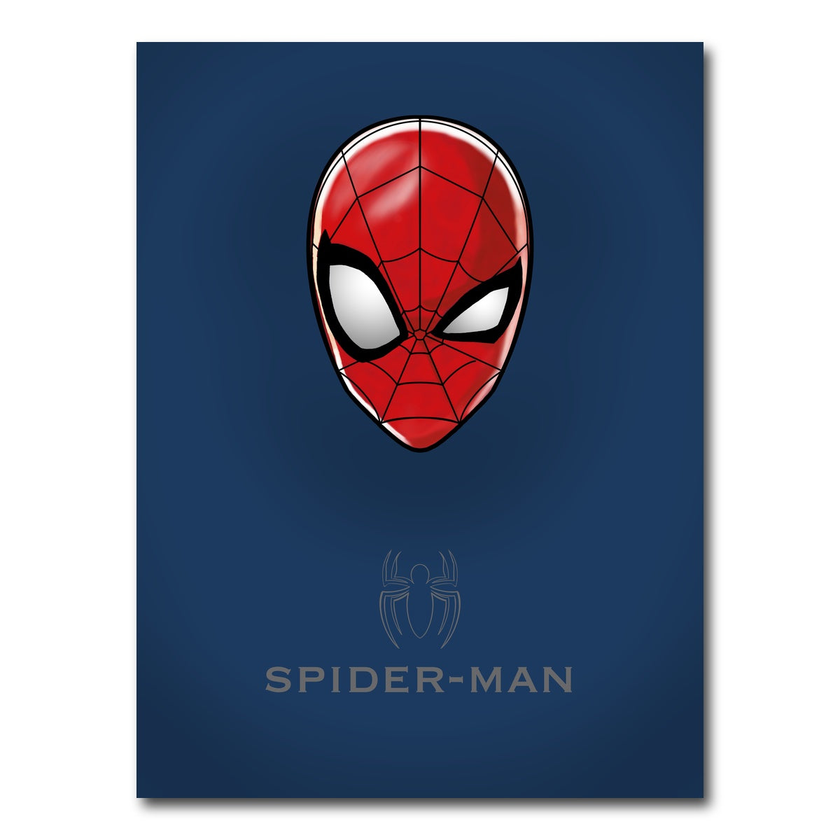 Spider Man Head Wall Art
