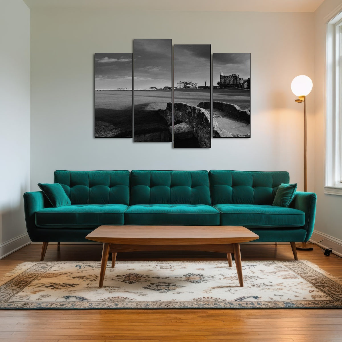 AUTO-MOCKUP ROOM | St. Andrews Old Course Grayscale