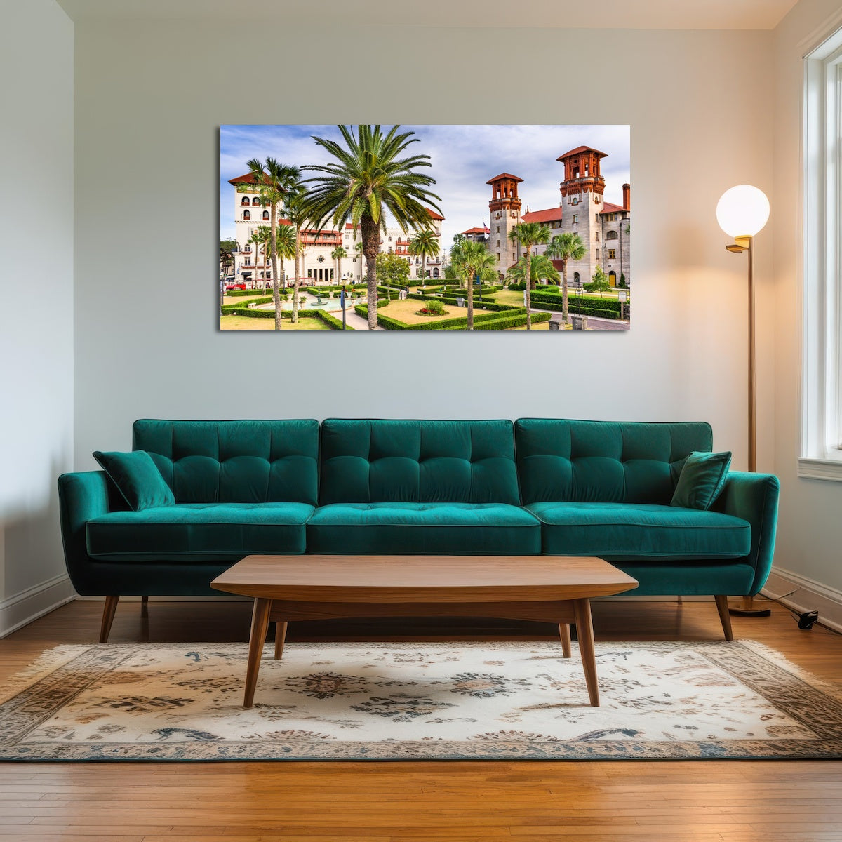 AUTO-MOCKUP ROOM | St. Augustine - Alcazar Courtyard